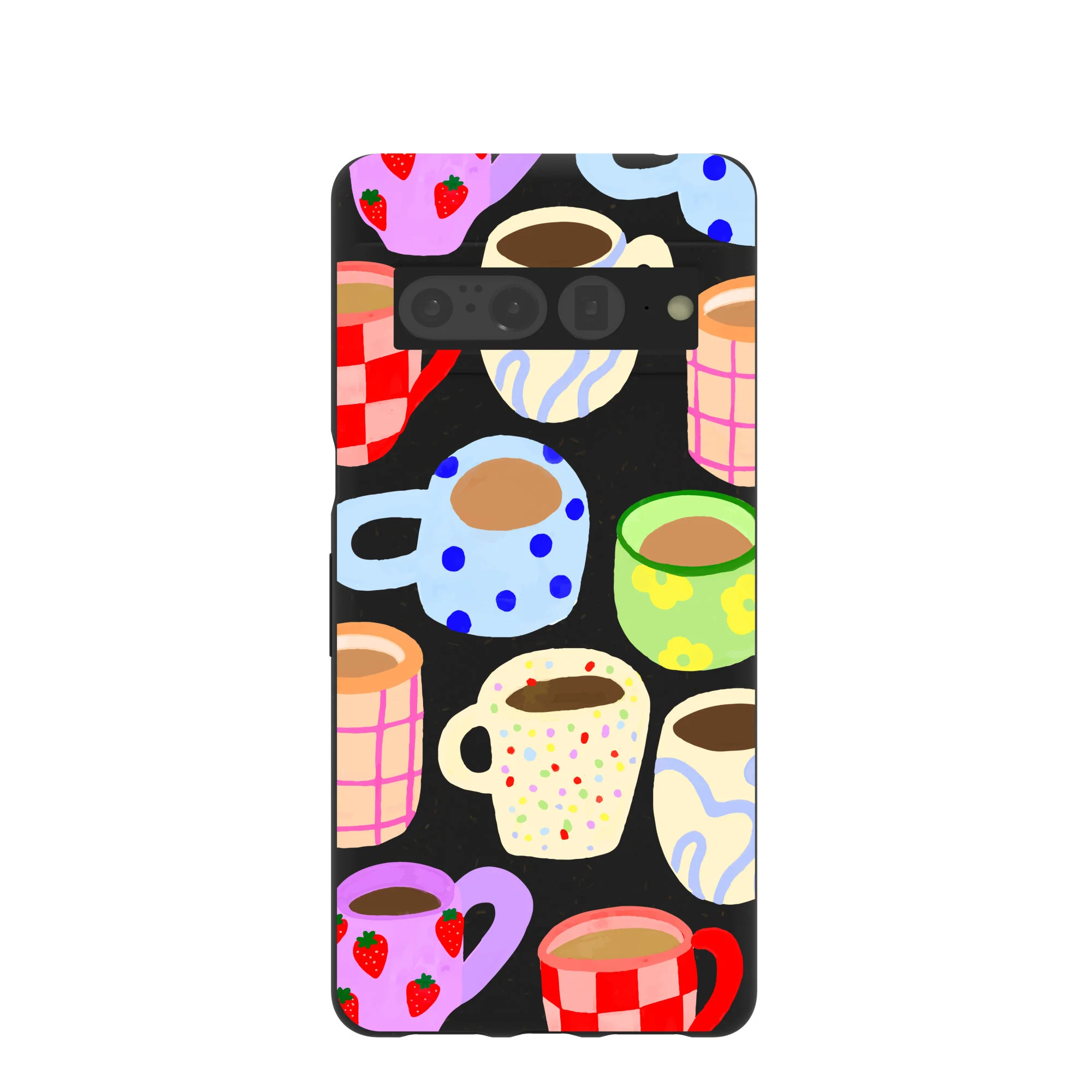 Black Cup of Joy Google Pixel 7 Pro Case