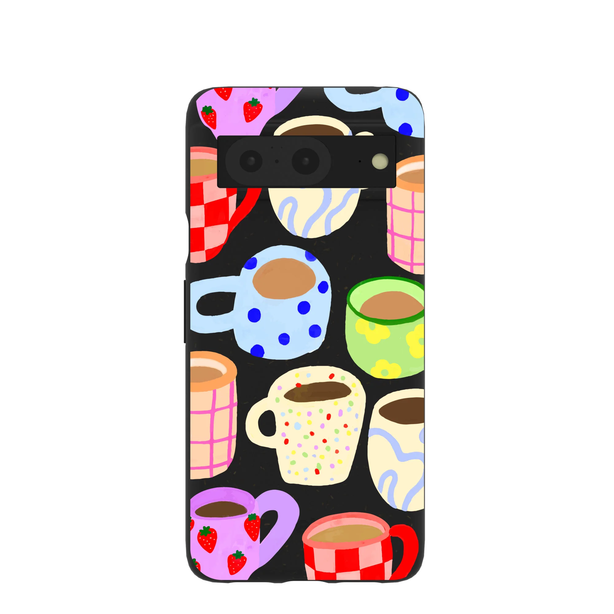 Black Cup of Joy Google Pixel 8 Case
