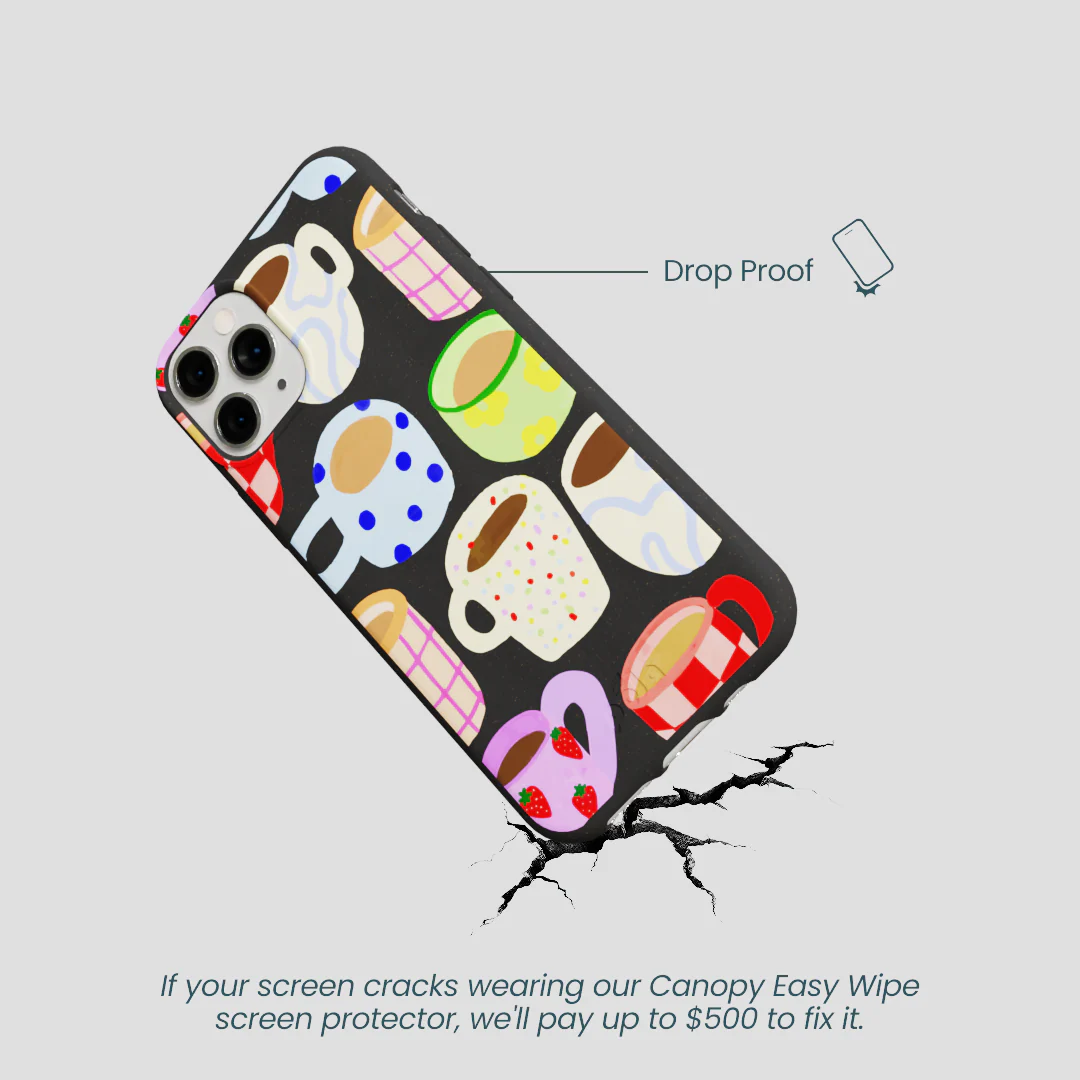 Black Cup of Joy iPhone 11 Pro Case - Image 5