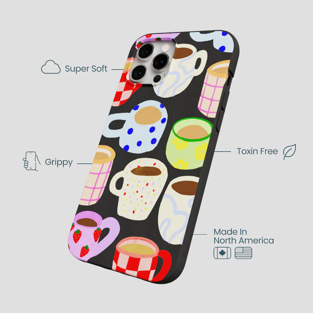 Black Cup of Joy iPhone 12 Pro Max Case - Image 4