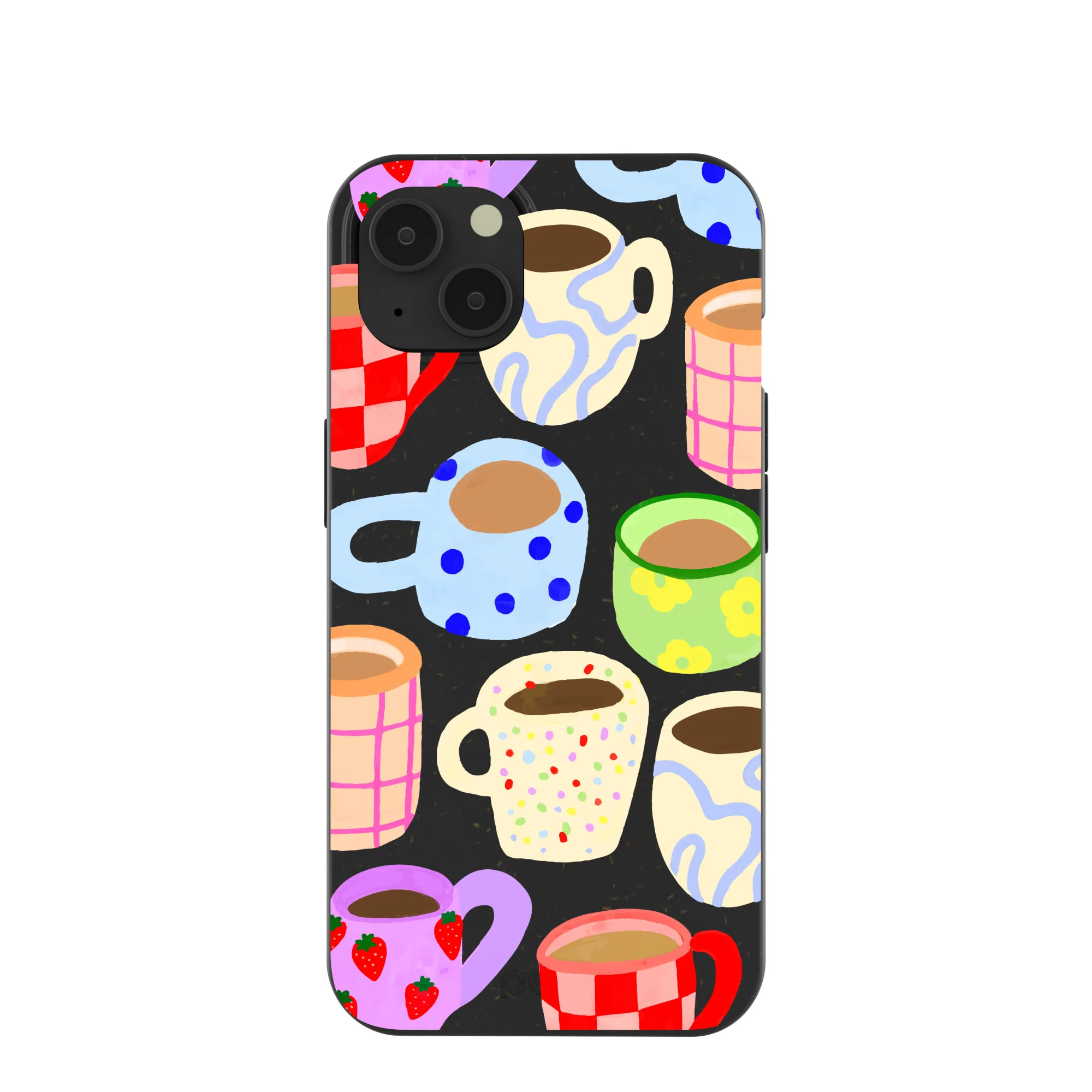 Black Cup of Joy iPhone 13 Case