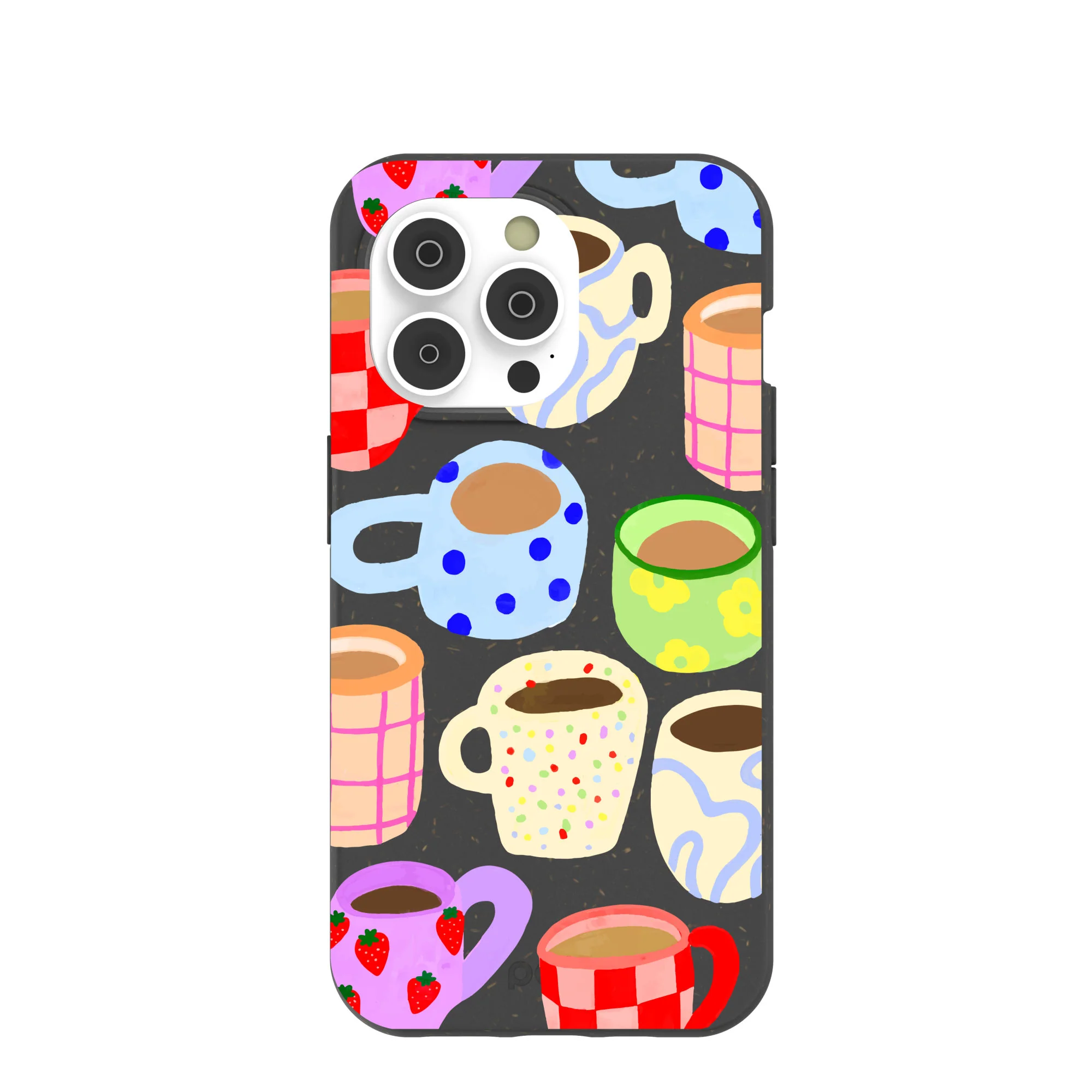 Black Cup of Joy iPhone 14 Pro Case