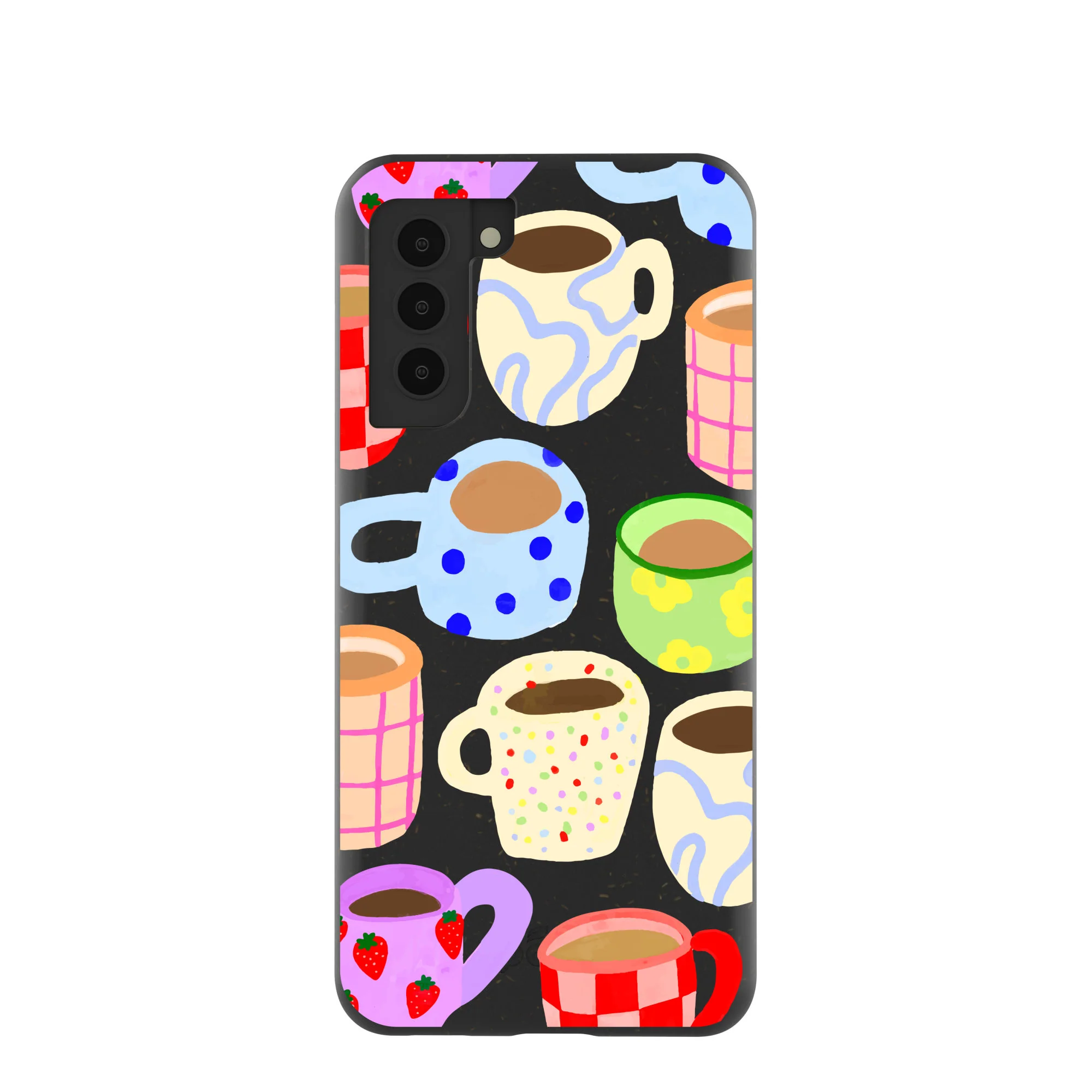 Black Cup of Joy Samsung Galaxy S21 Case