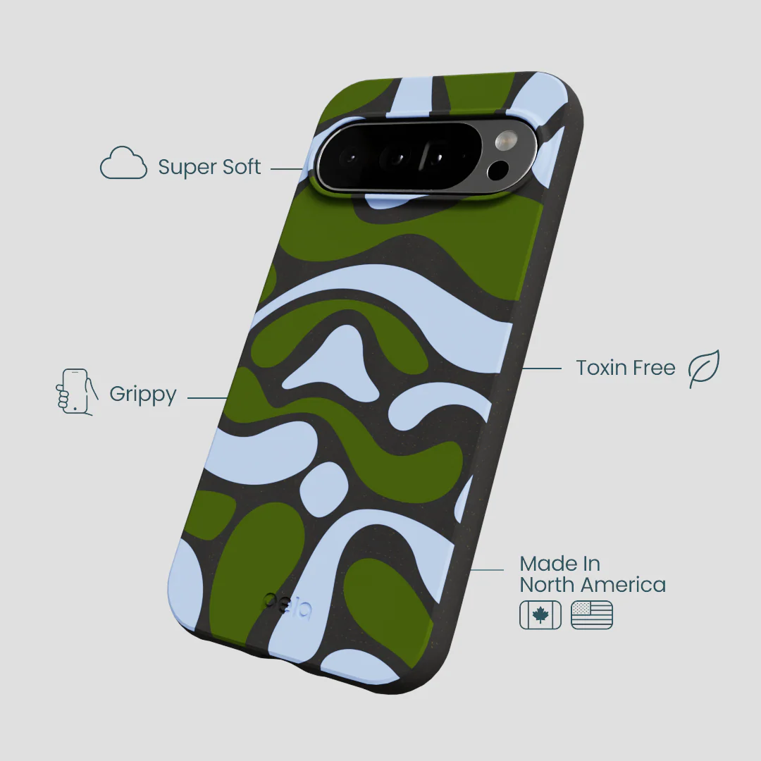 Black Curve and Flow Google Pixel 10 Pro XL Case - Image 4