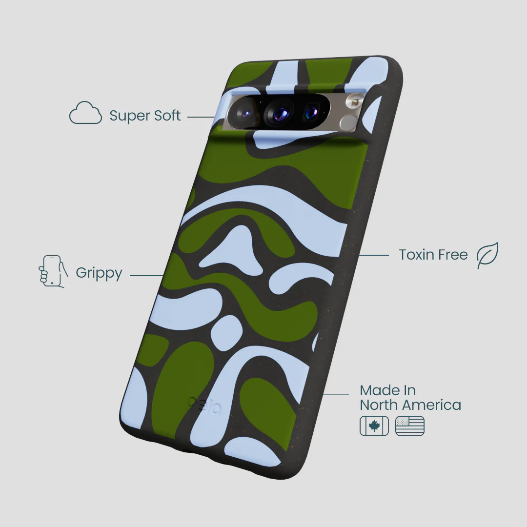 Black Curve and Flow Google Pixel 8 Pro Case - Image 4