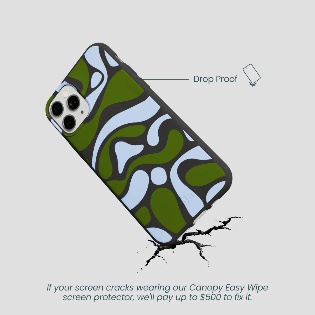 Black Curve and Flow iPhone 11 Pro Case - Image 5