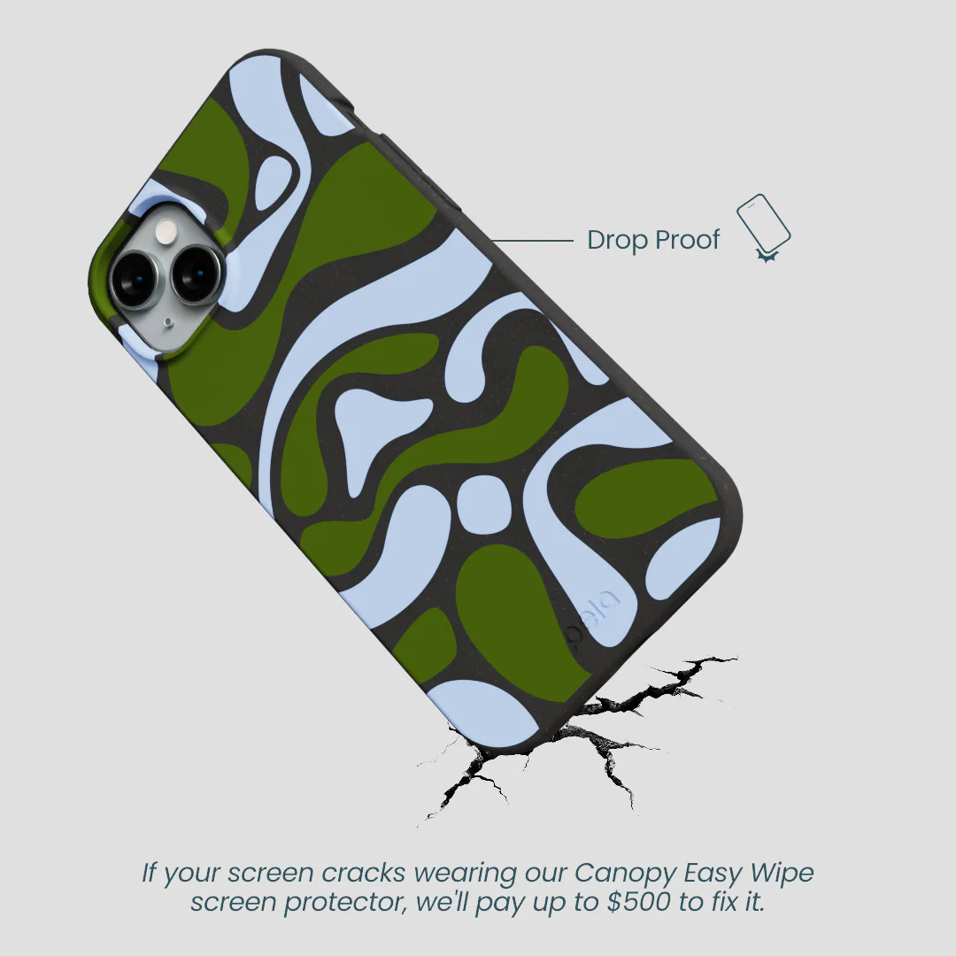 Black Curve and Flow iPhone 15 Plus Case - Image 5