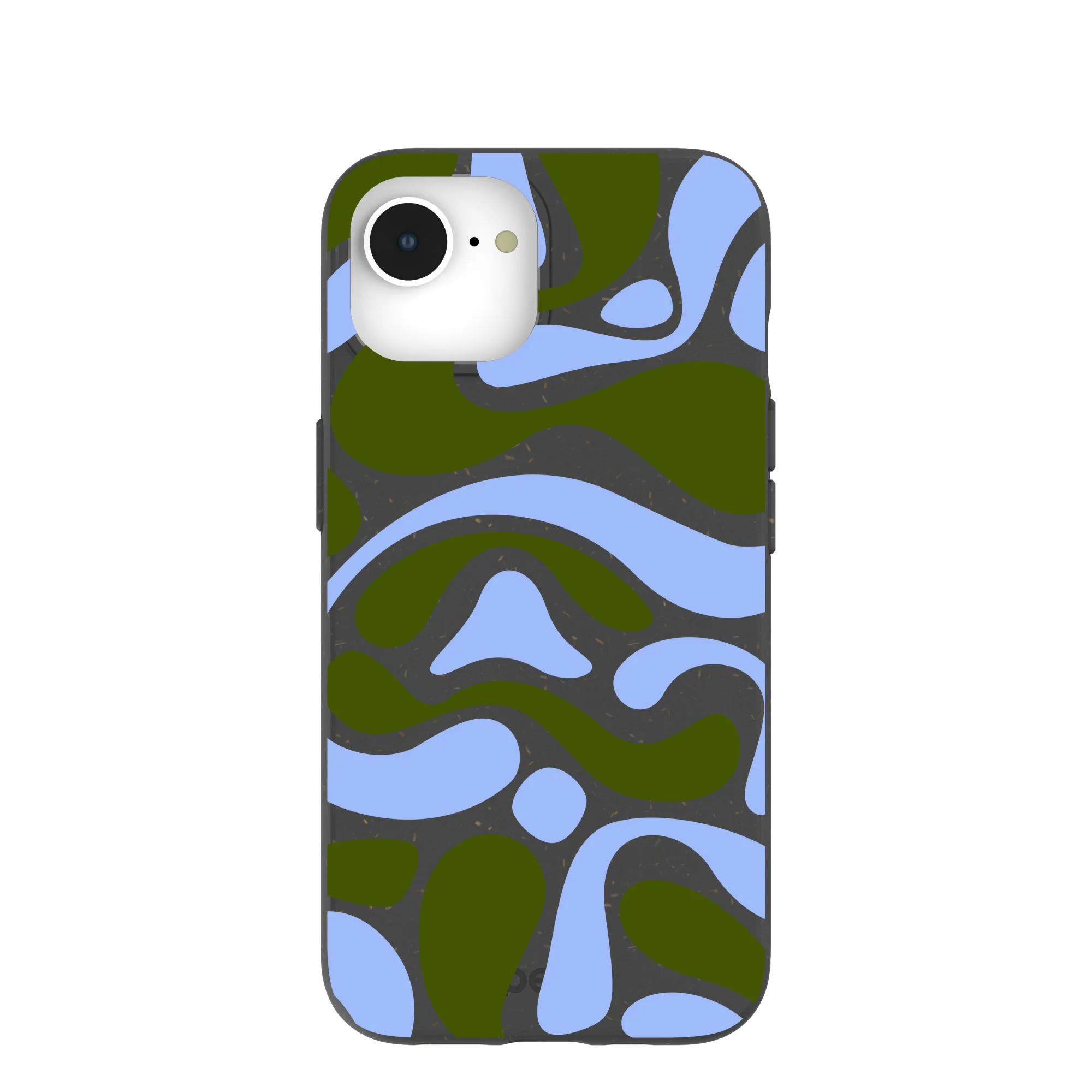 Black Curve and Flow iPhone 16e/17e Case