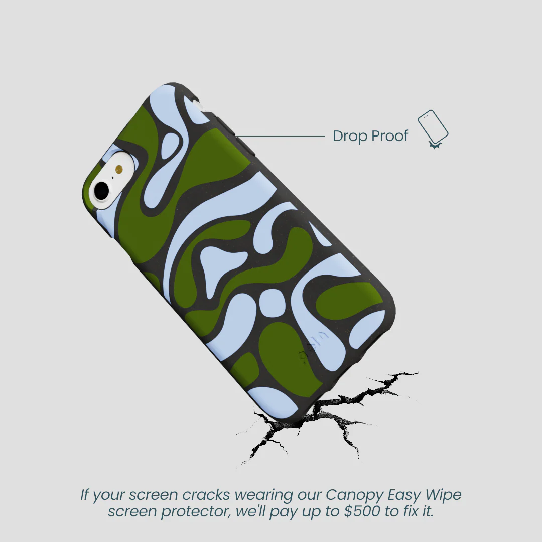 Black Curve and Flow iPhone 6/6s/7/8/SE Case - Image 5