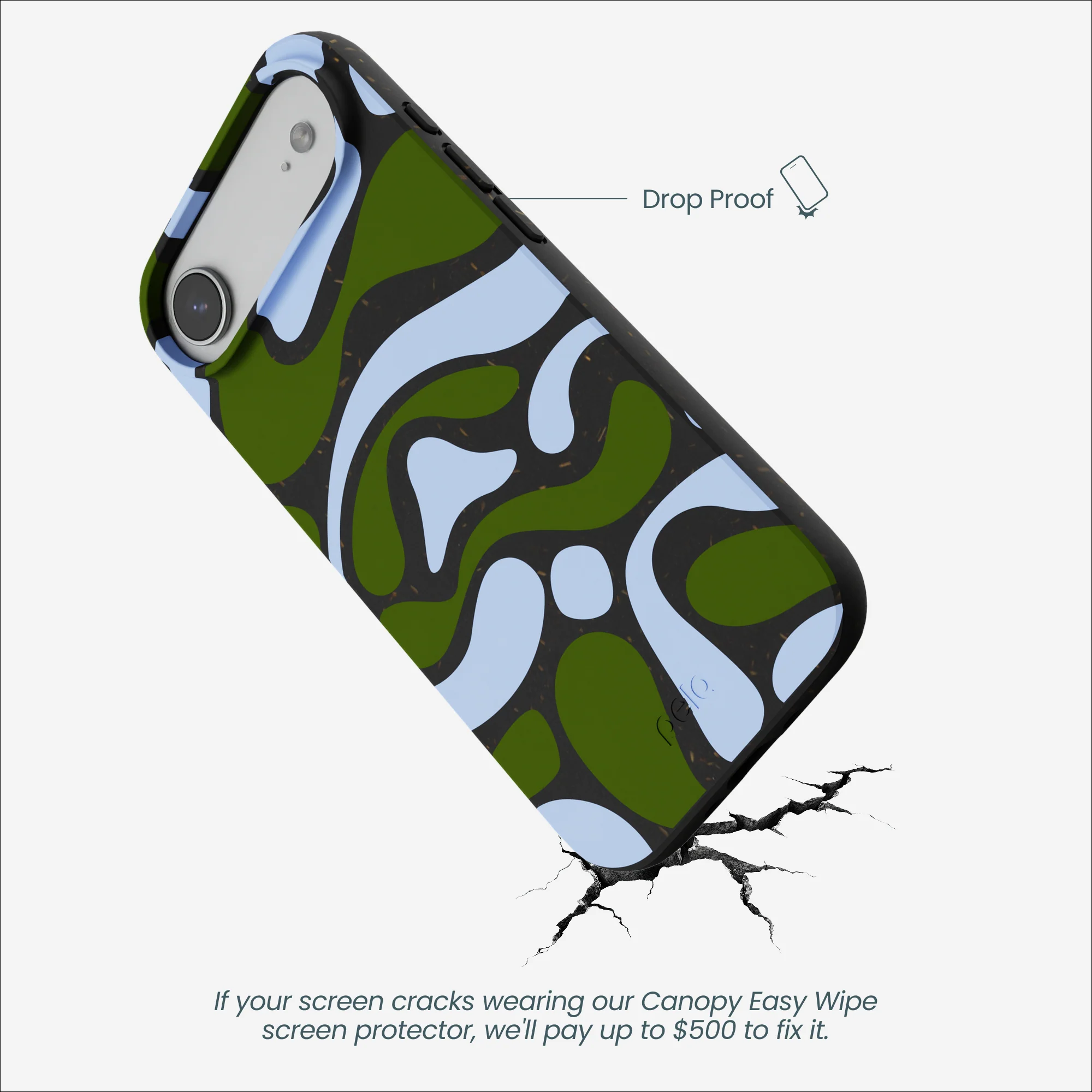 Black Curve and Flow iPhone Air Case - Image 5