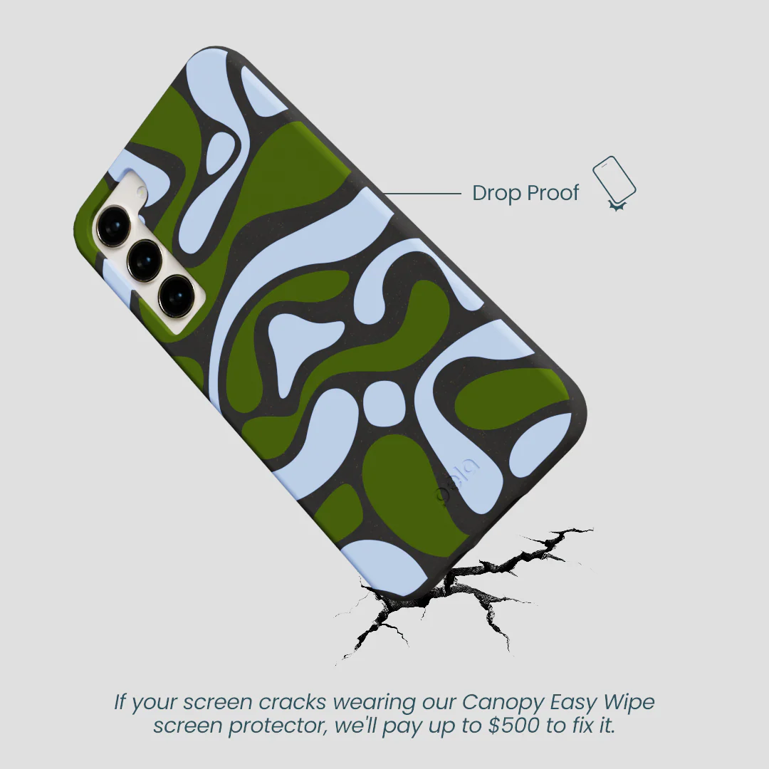Black Curve and Flow Samsung Galaxy S23+(Plus) Case - Image 5