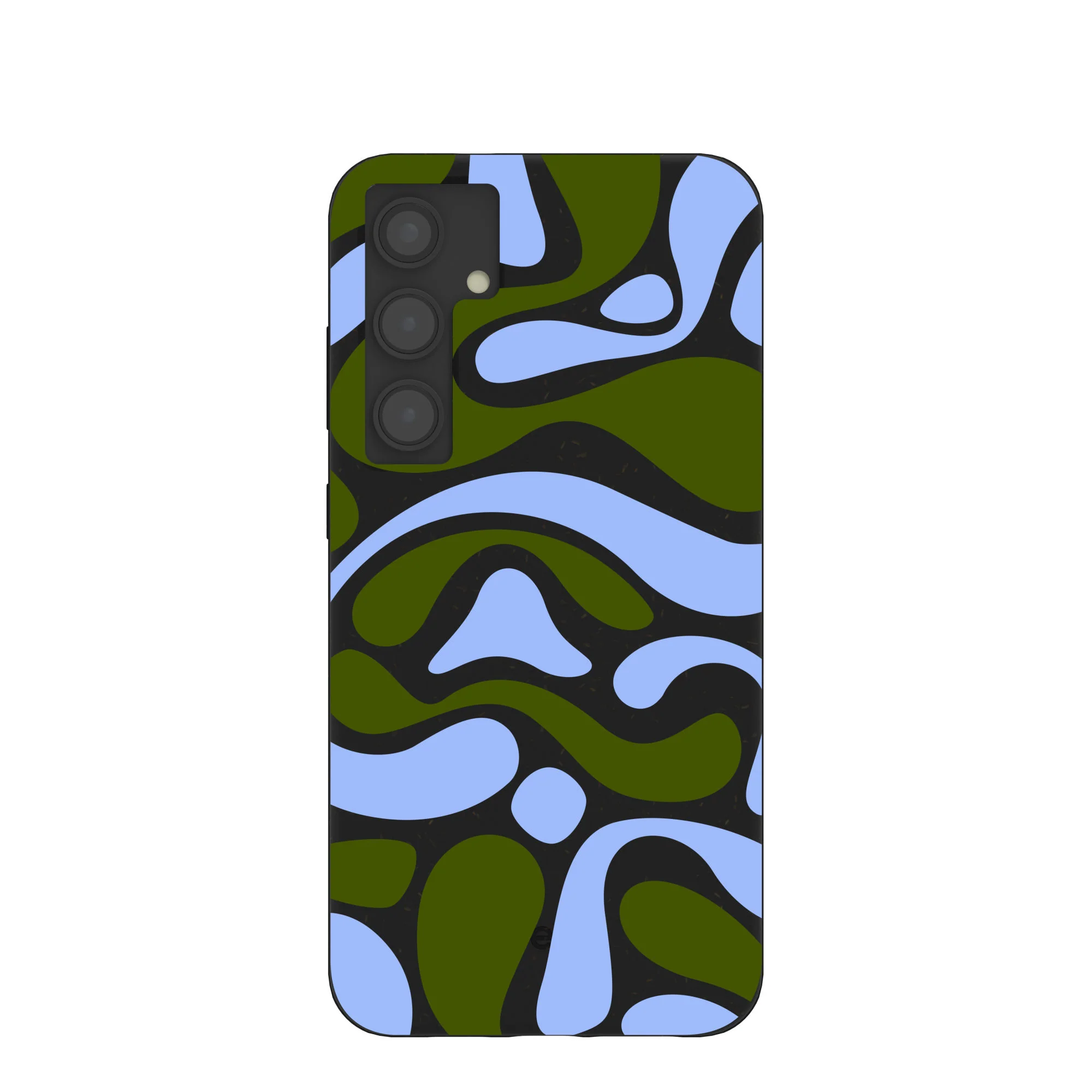 Black Curve and Flow Samsung Galaxy S24+(Plus) Case