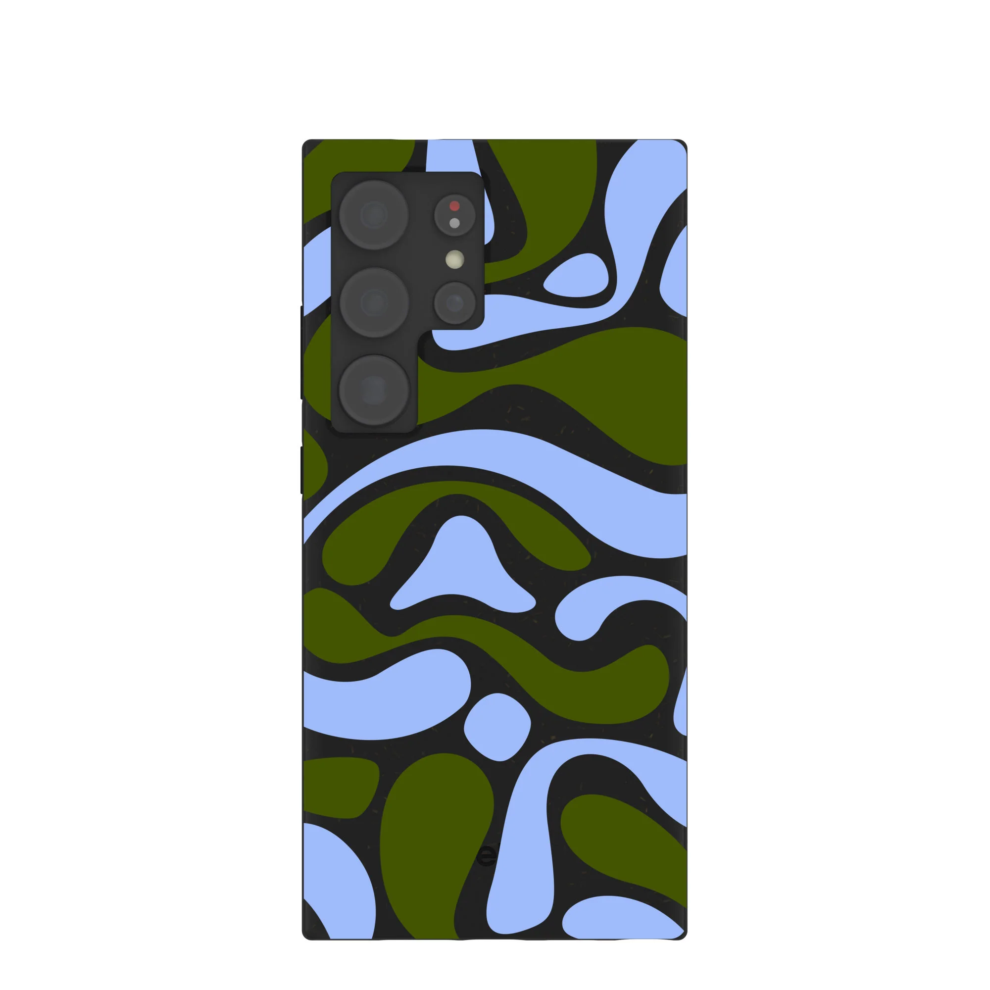 Black Curve and Flow Samsung Galaxy S24 Ultra Case
