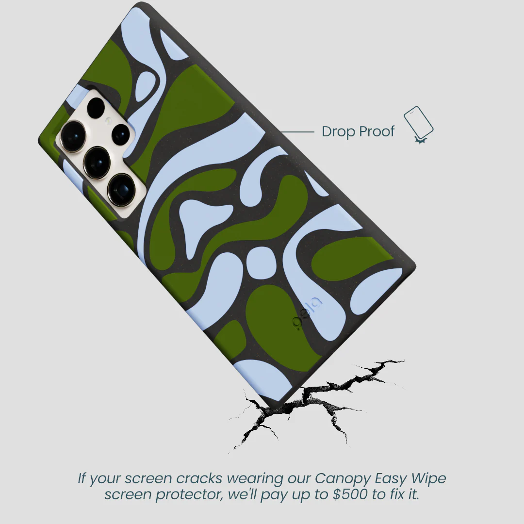 Black Curve and Flow Samsung Galaxy S24 Ultra Case - Image 5
