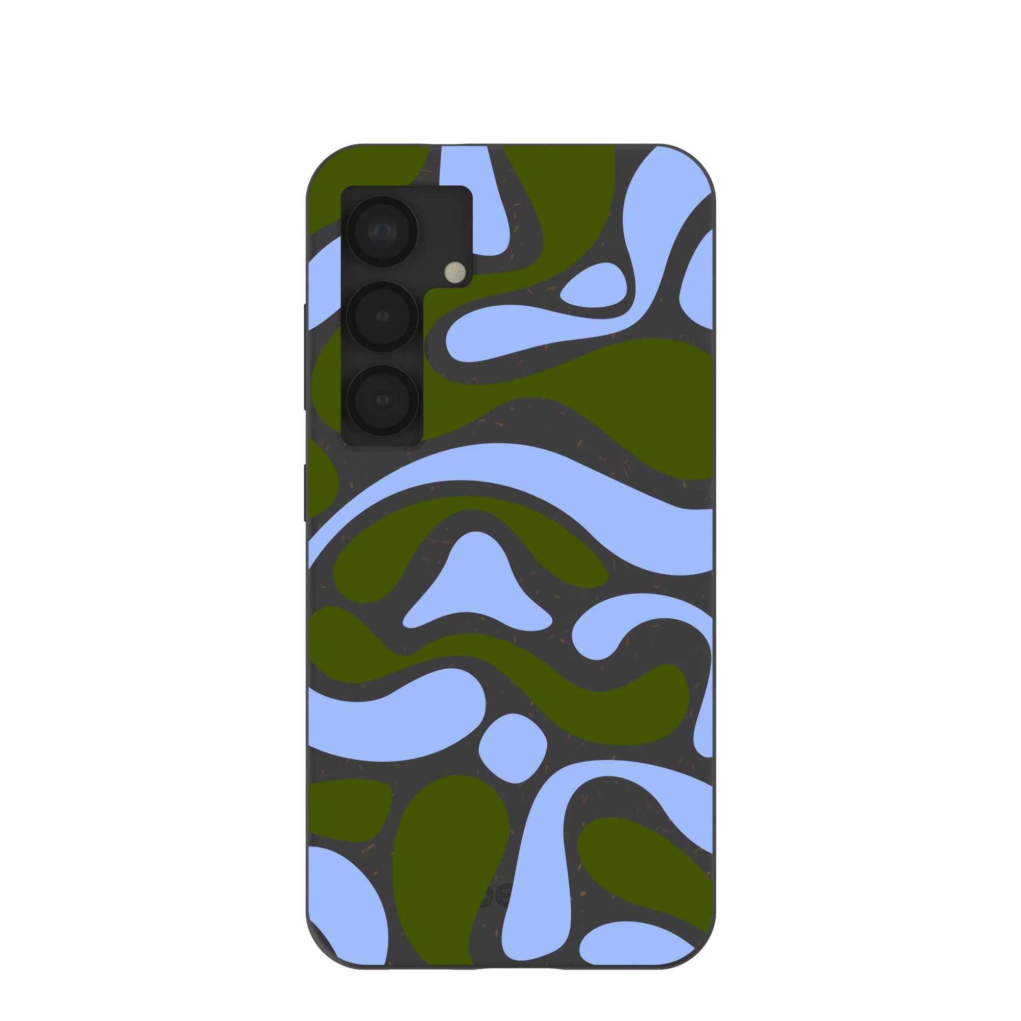 Black Curve and Flow Samsung Galaxy S25 Case