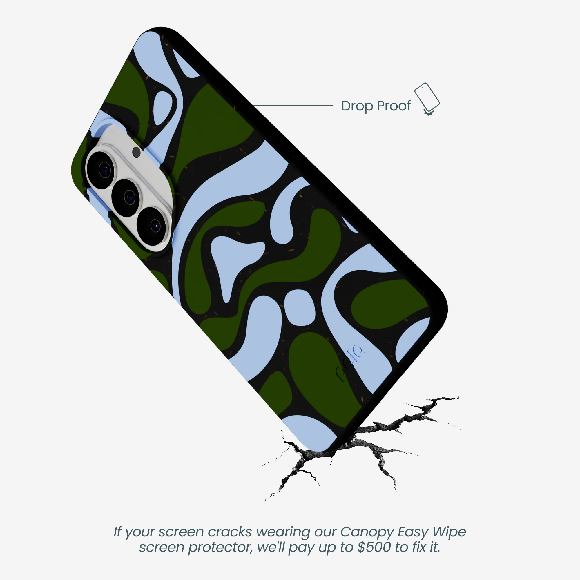Black Curve and Flow Samsung Galaxy S26 Case - Image 5