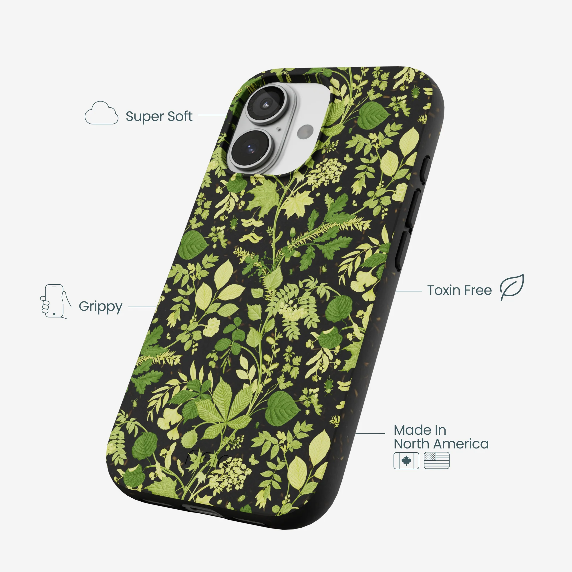 Black Evergreen iPhone 17 Case - Image 4