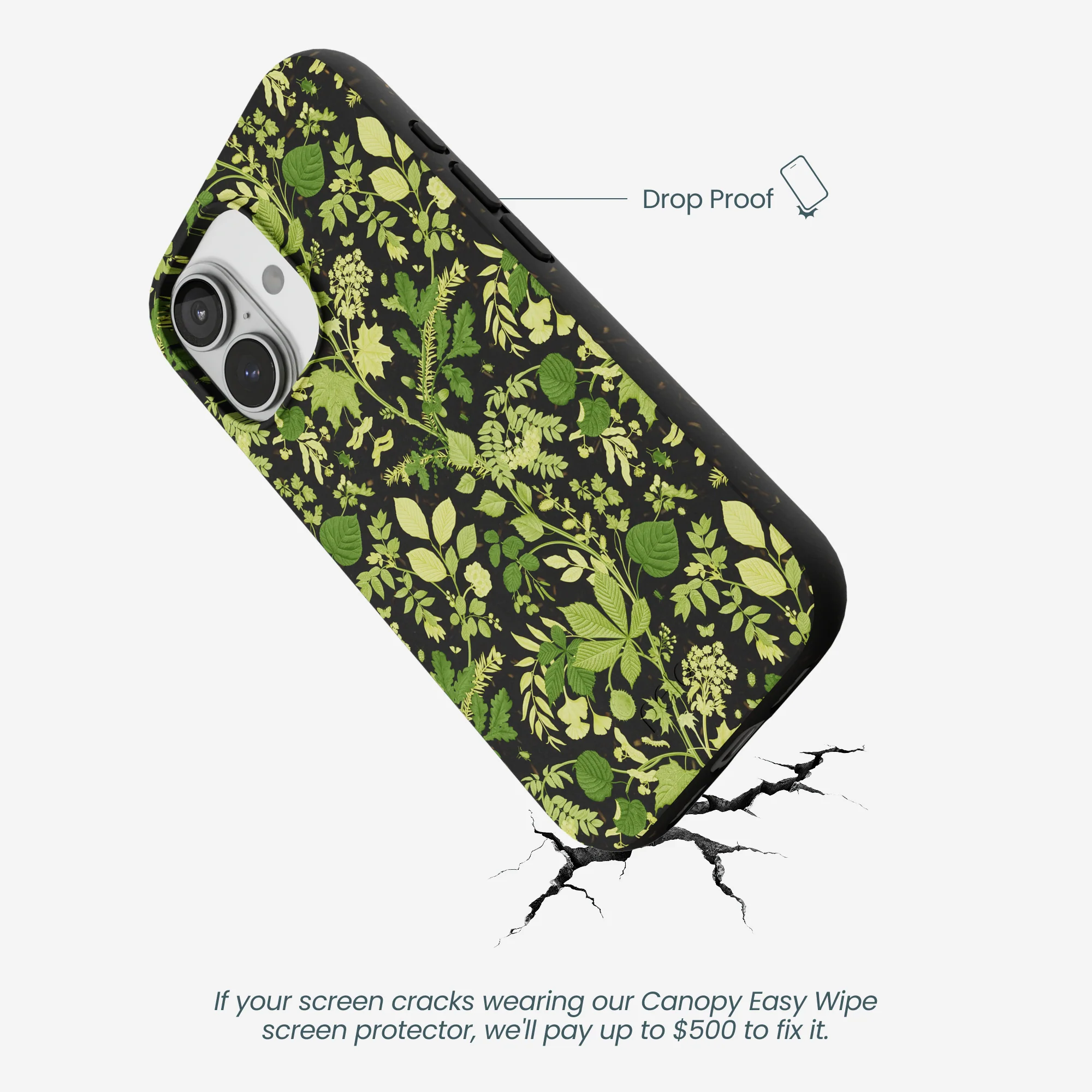 Black Evergreen iPhone 17 Case - Image 5