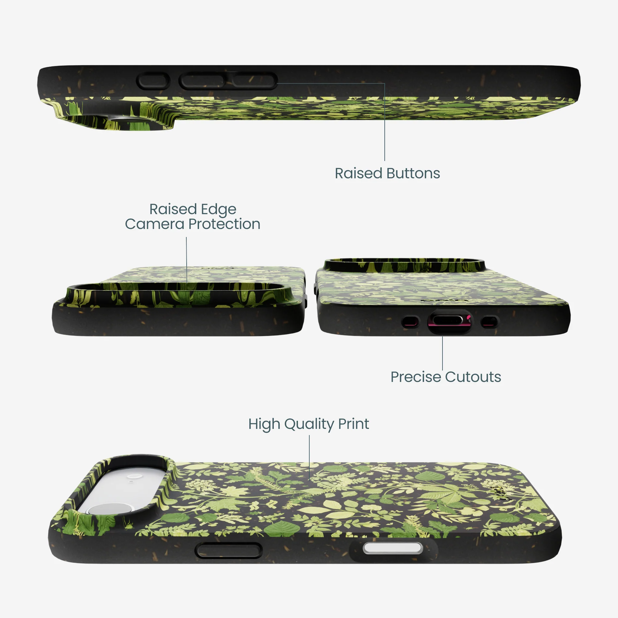 Black Evergreen iPhone Air Case - Image 3
