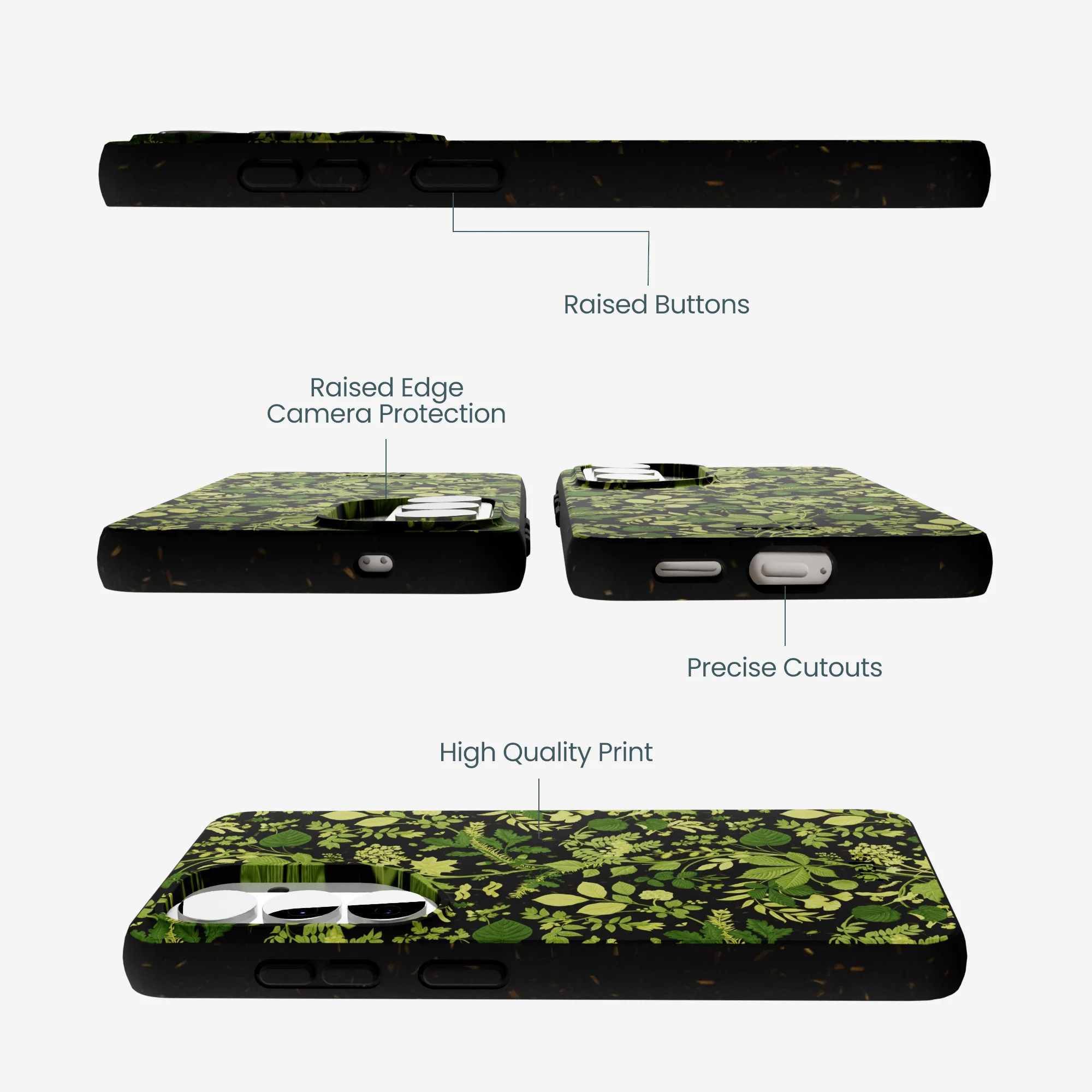 Black Evergreen Samsung Galaxy S26 Case - Image 3