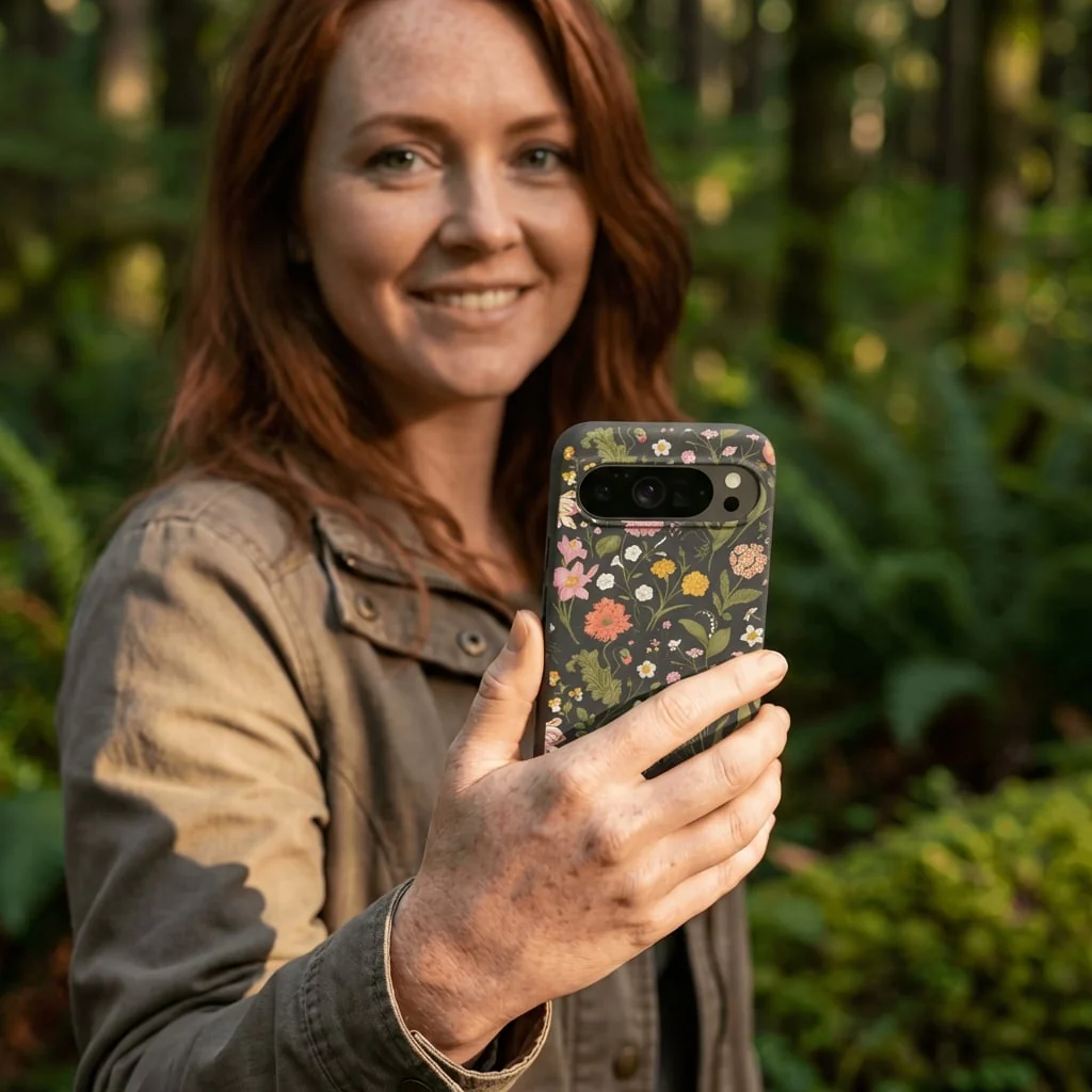 Black Fairy Forest Google Pixel 10/10 Pro Case - Image 2