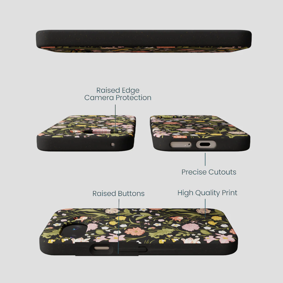 Black Fairy Forest Google Pixel 9a Case - Image 3