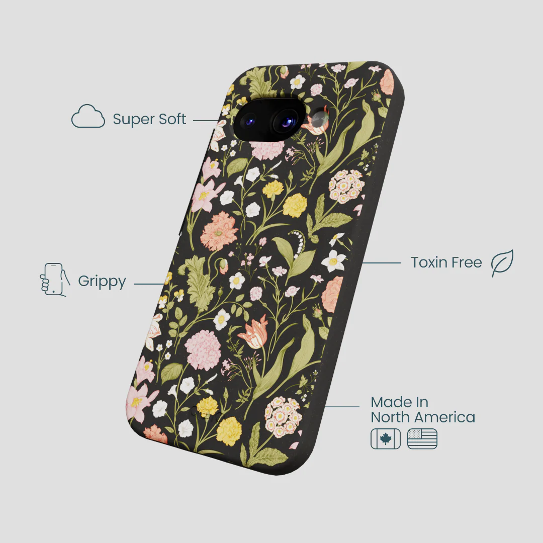 Black Fairy Forest Google Pixel 9a Case - Image 4