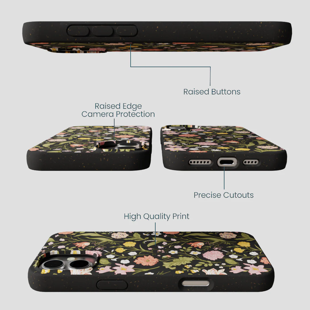 Black Fairy Forest iPhone 16 Plus Case - Image 3
