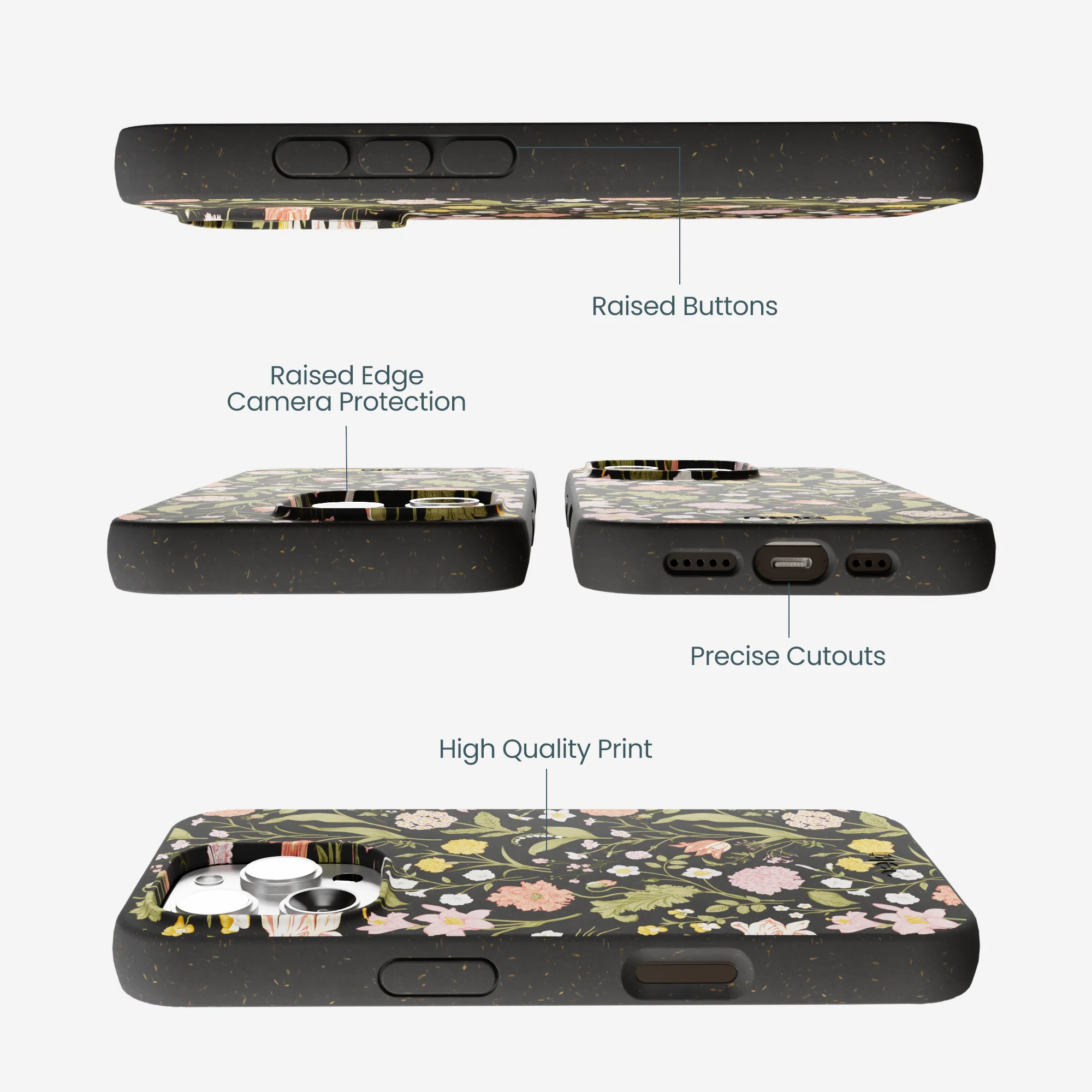 Black Fairy Forest iPhone 16 Pro Max Case - Image 3