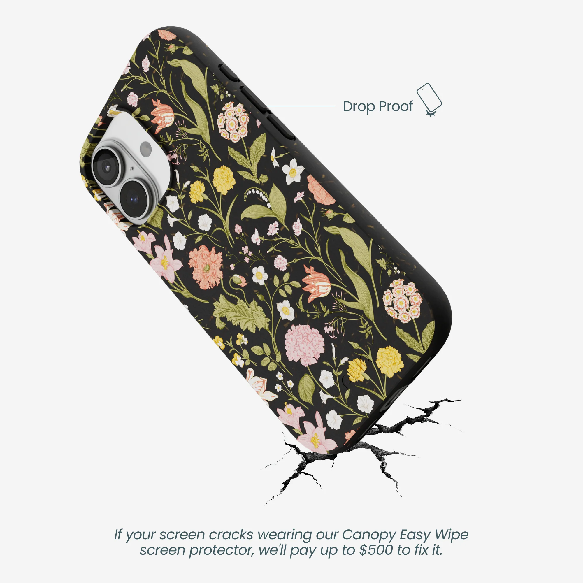 Black Fairy Forest iPhone 17 Case - Image 5