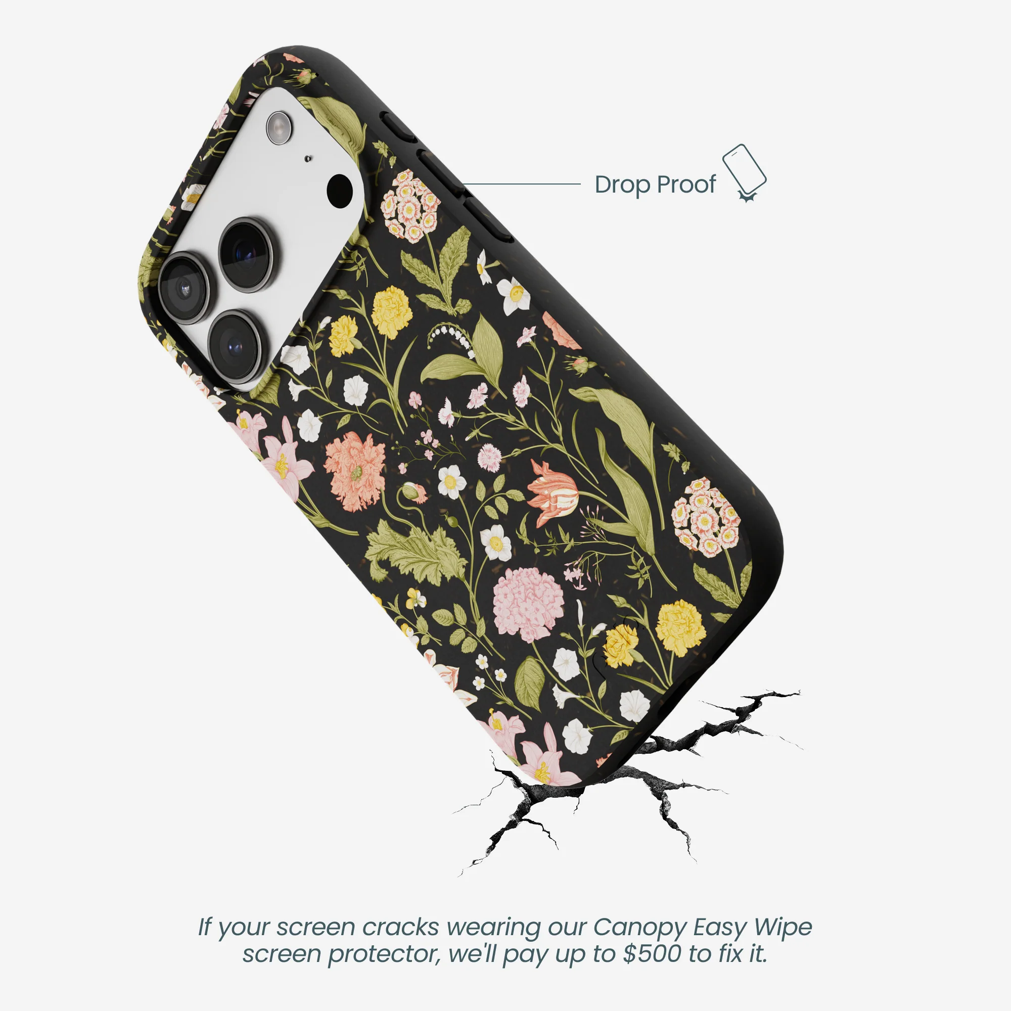 Black Fairy Forest iPhone 17 Pro Case - Image 5