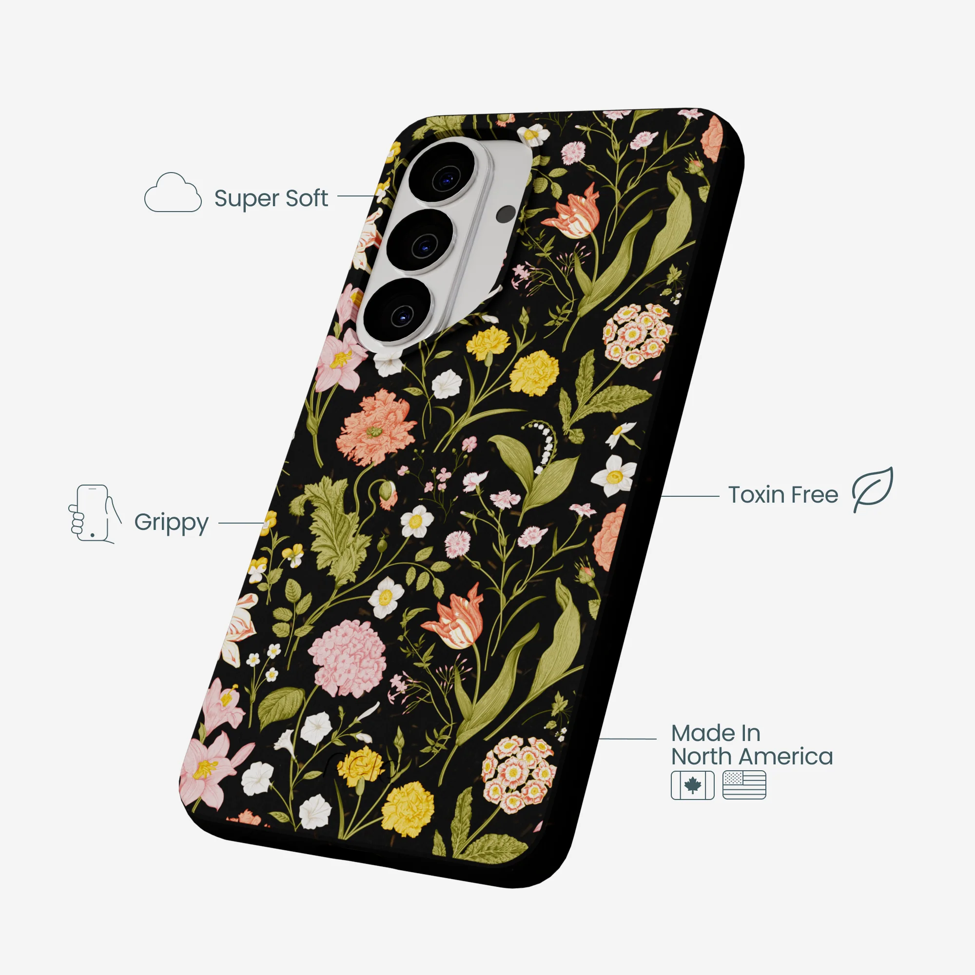 Black Fairy Forest Samsung Galaxy S26 Case - Image 4