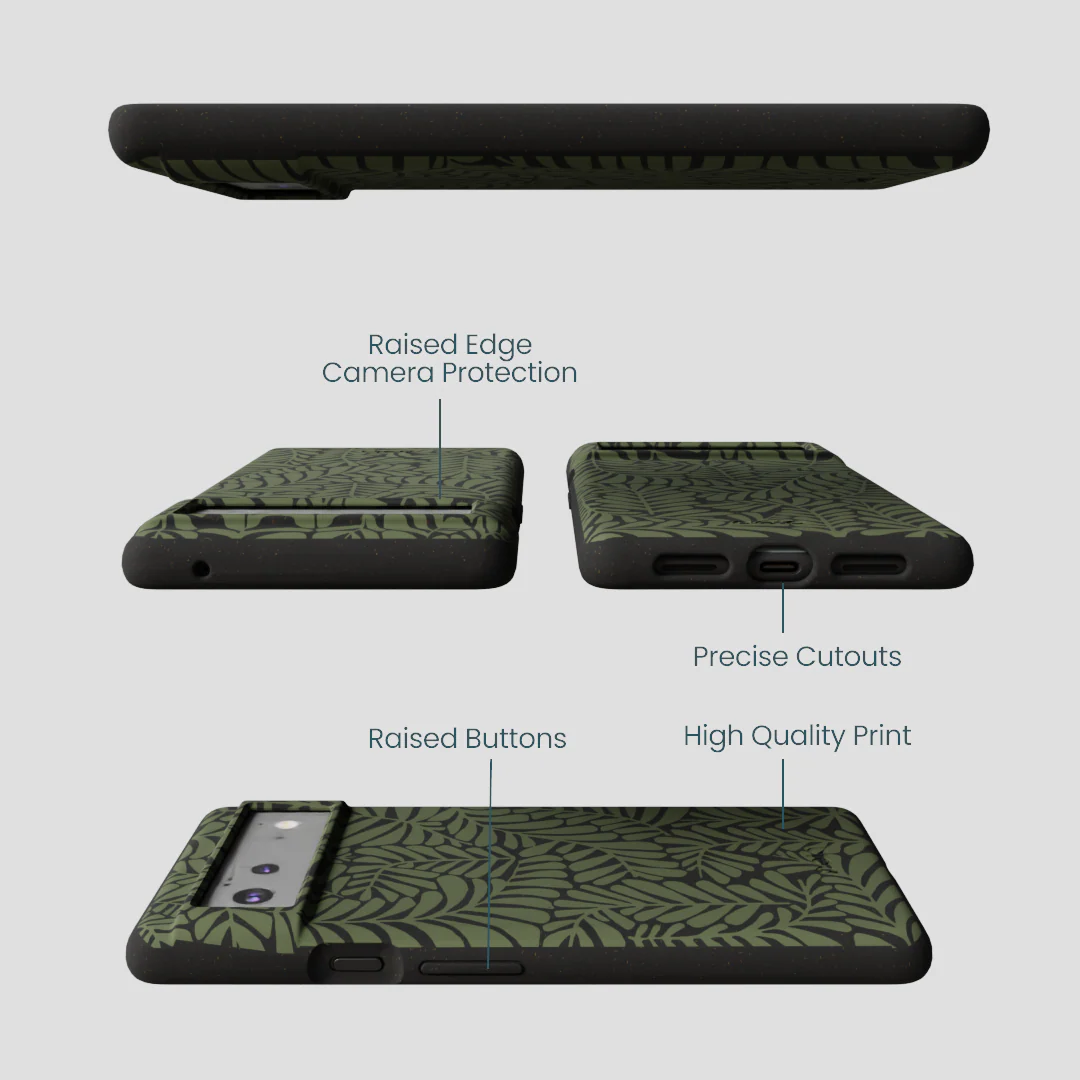 Black Fern Dreams Google Pixel 6a Case - Image 3