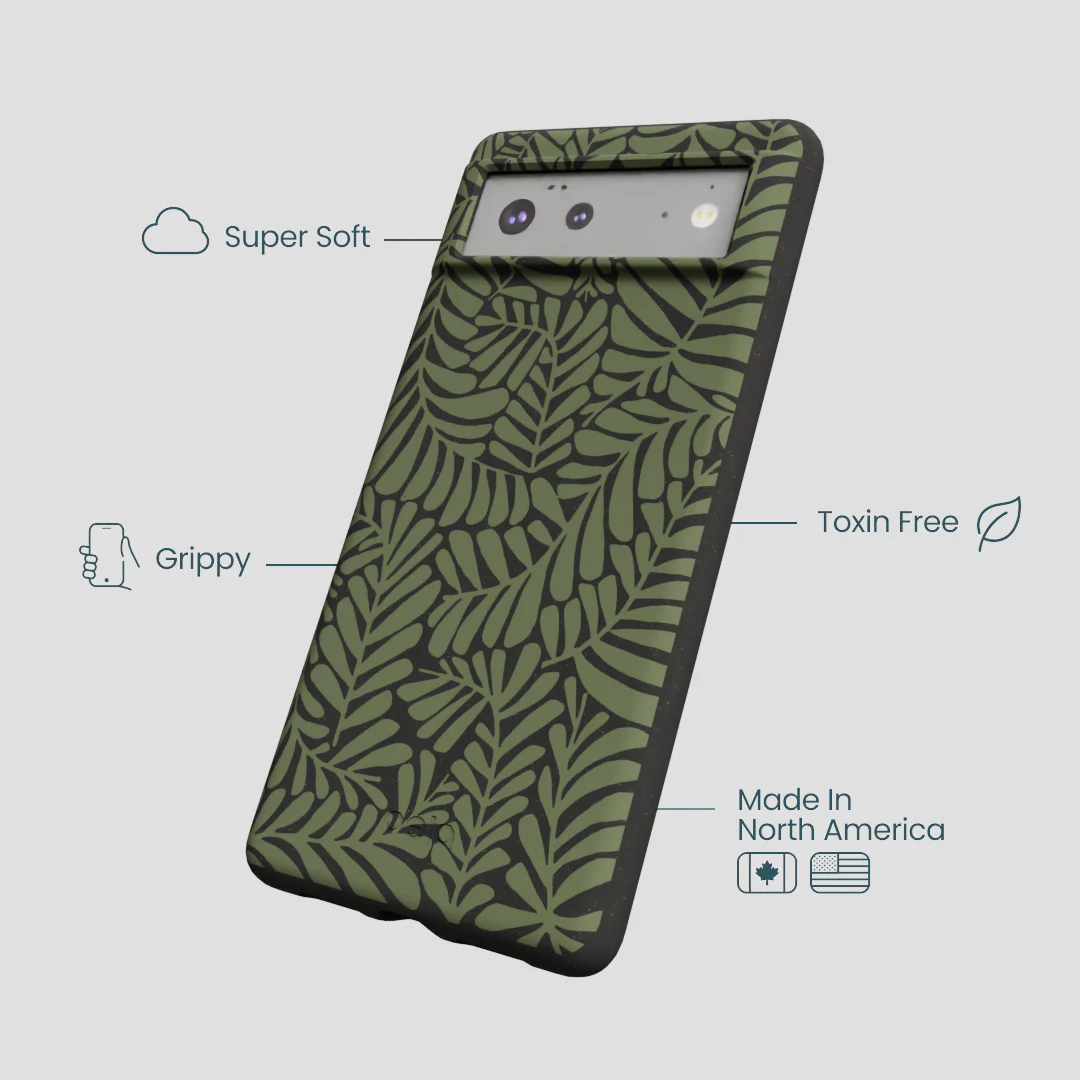 Black Fern Dreams Google Pixel 6a Case - Image 4