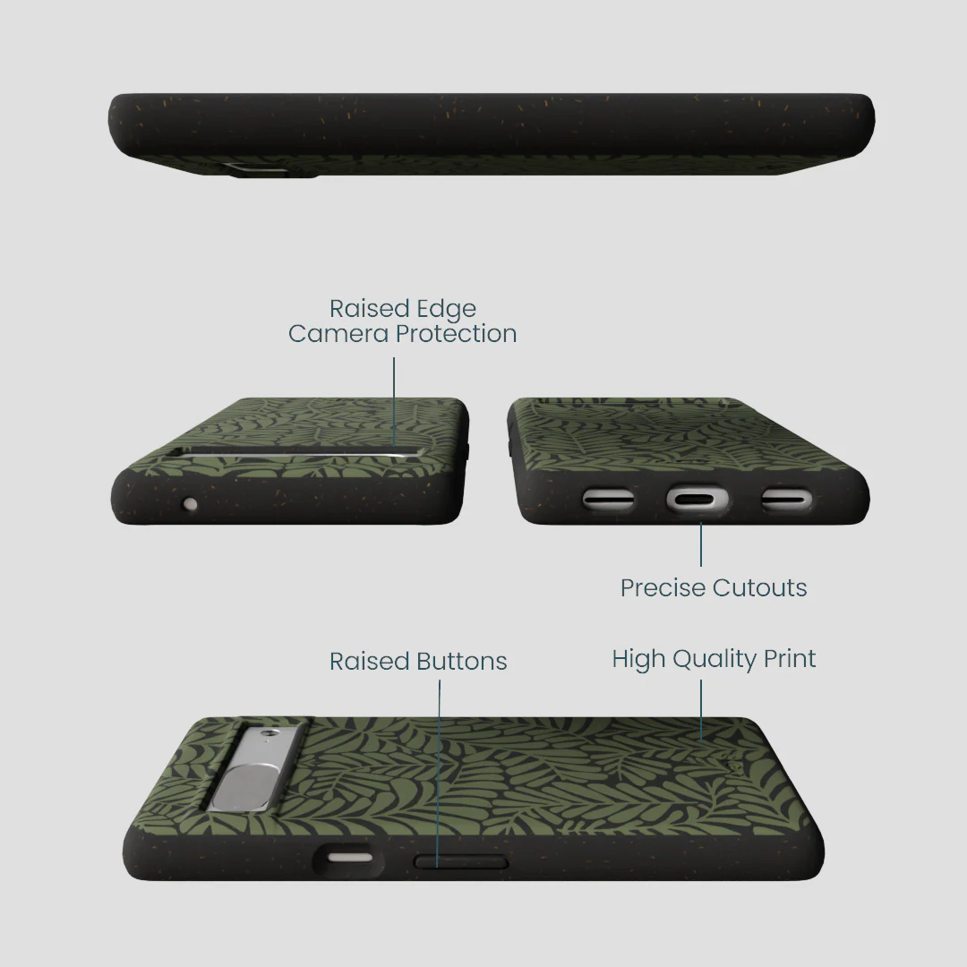 Black Fern Dreams Google Pixel 7 Case - Image 3