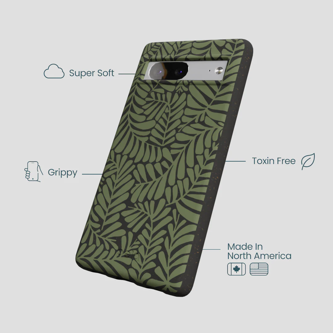 Black Fern Dreams Google Pixel 7a Case - Image 4