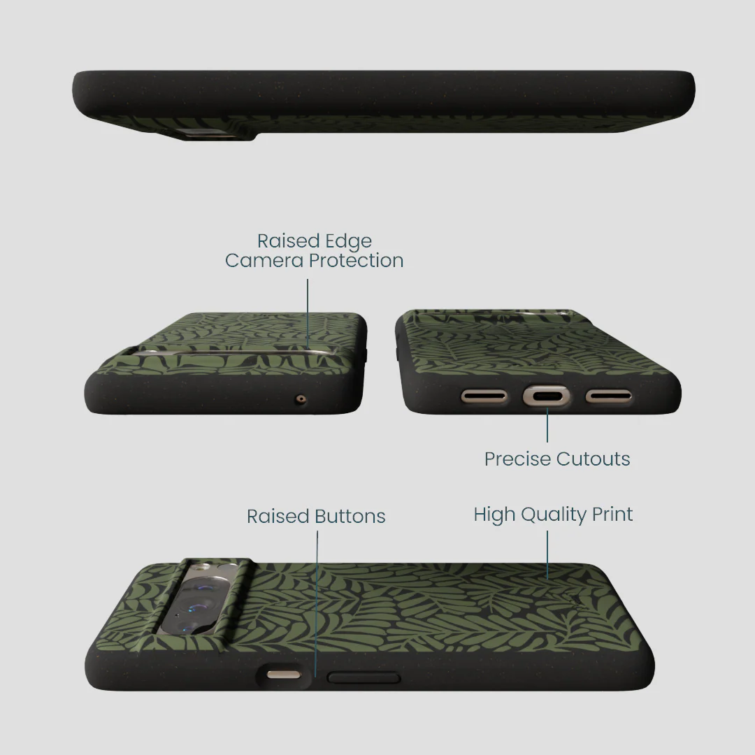 Black Fern Dreams Google Pixel 8 Pro Case - Image 3
