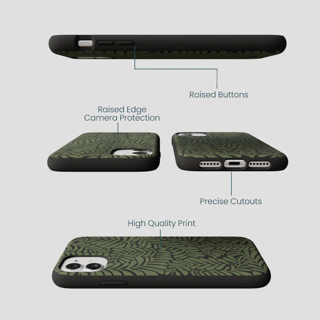 Black Fern Dreams iPhone 11 Case - Image 3