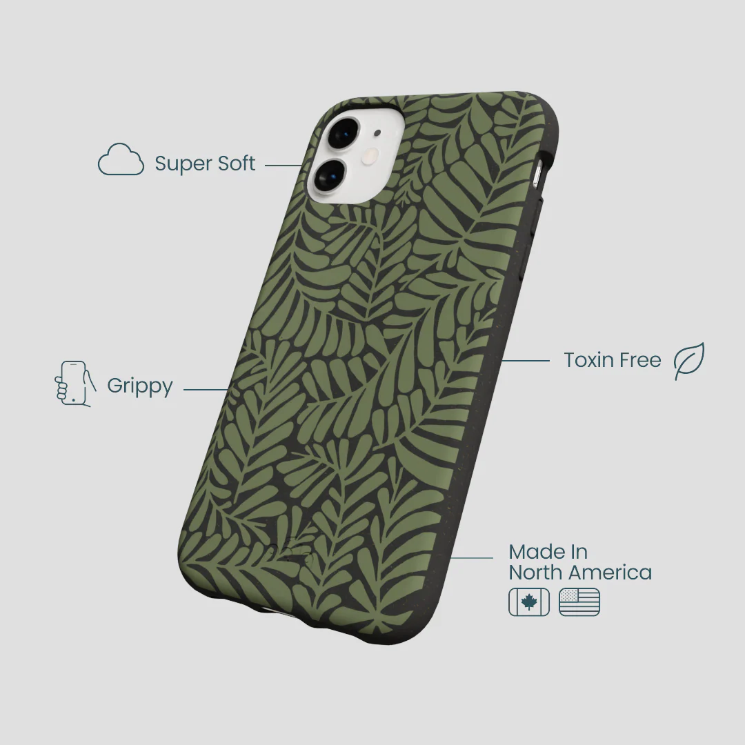 Black Fern Dreams iPhone 11 Case - Image 4