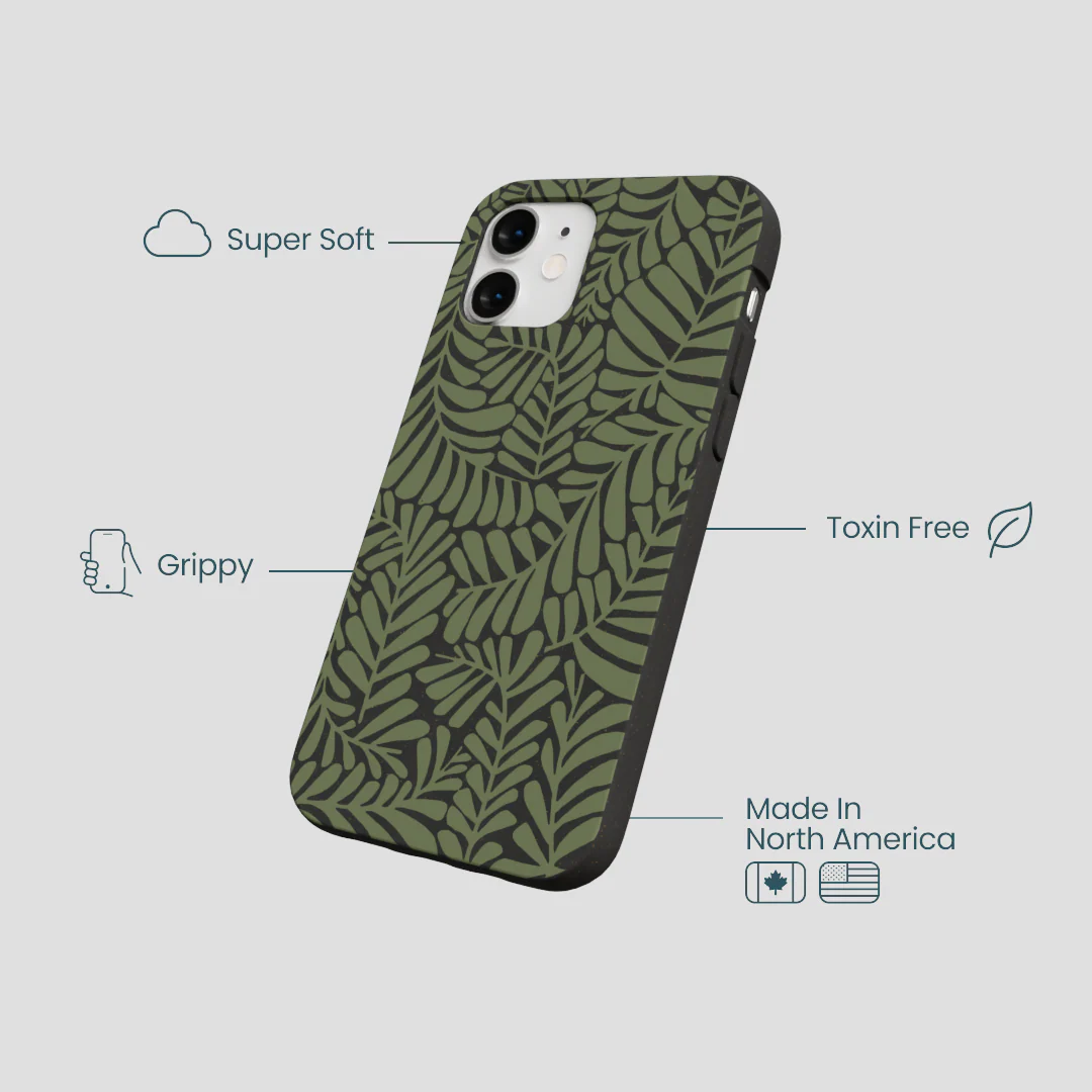 Black Fern Dreams iPhone 12 Mini Case - Image 4