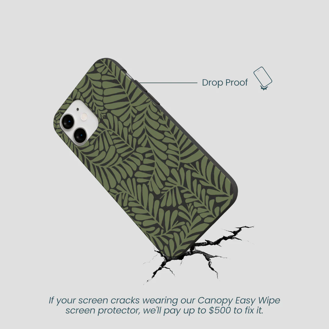 Black Fern Dreams iPhone 12 Mini Case - Image 5