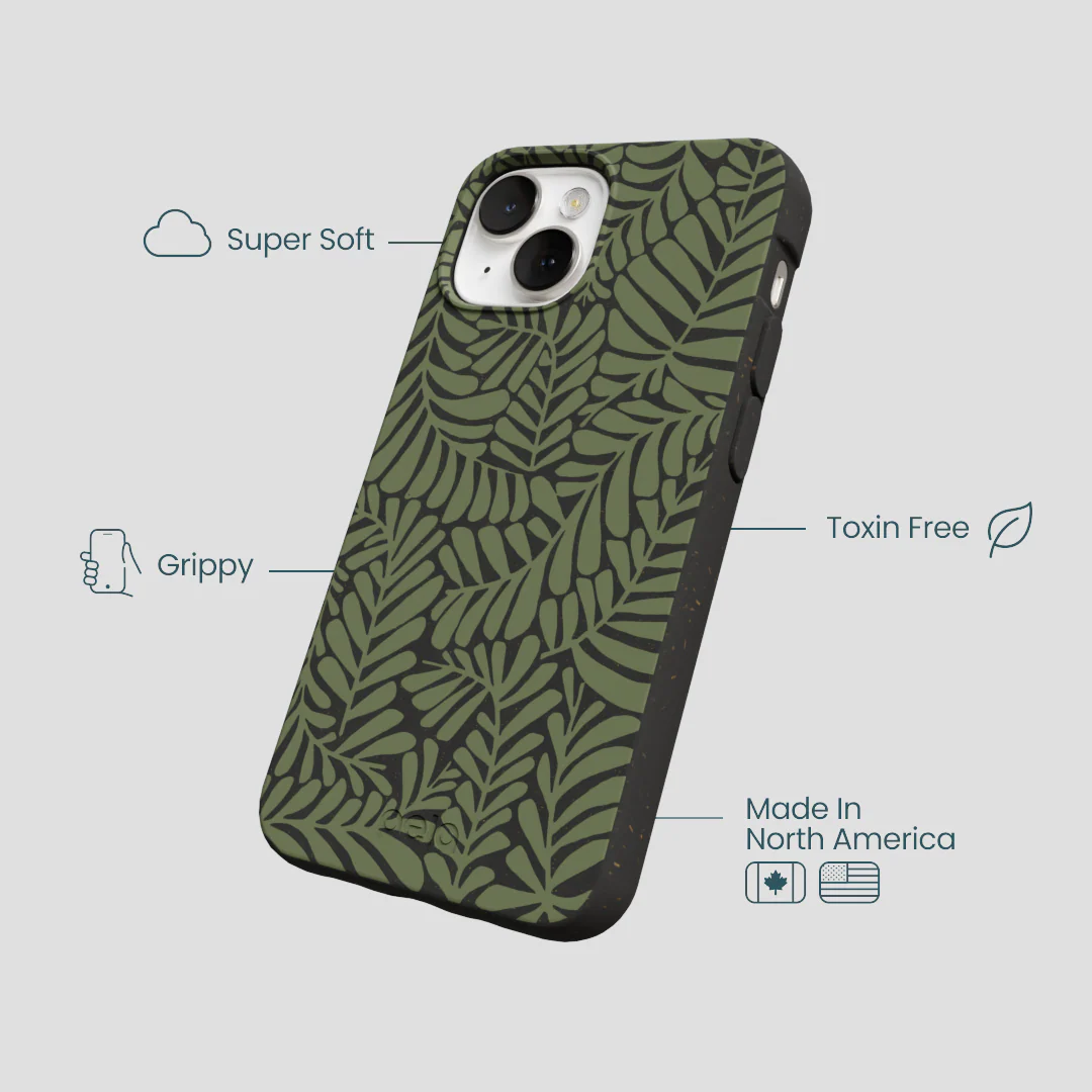 Black Fern Dreams iPhone 13 Case - Image 4