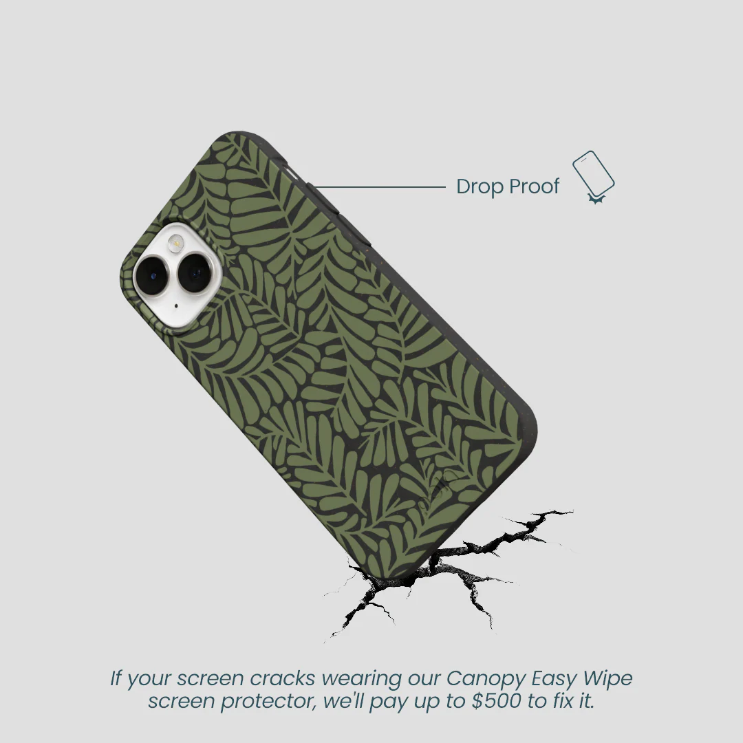 Black Fern Dreams iPhone 13 Mini Case - Image 5