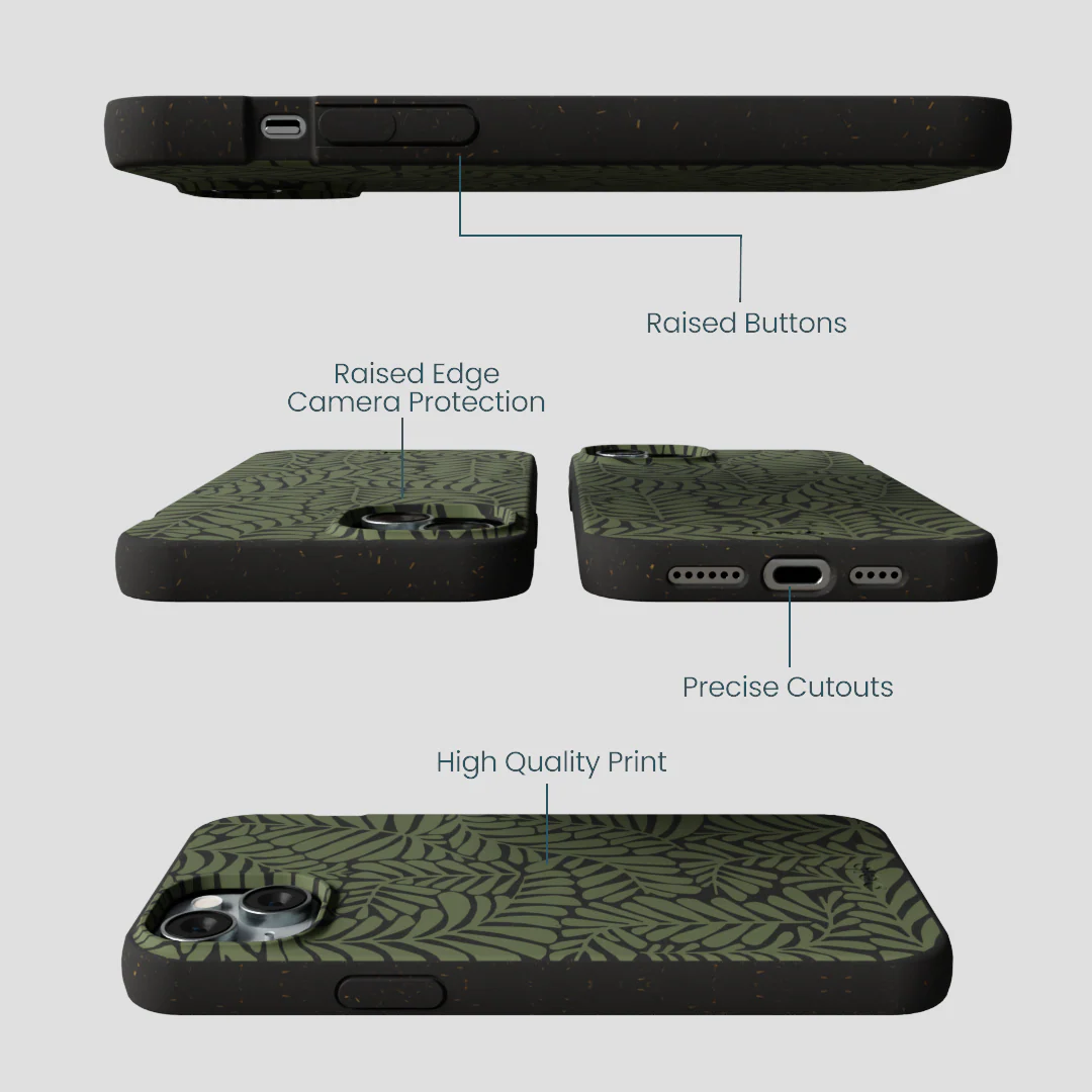 Black Fern Dreams iPhone 14 Plus Case - Image 3
