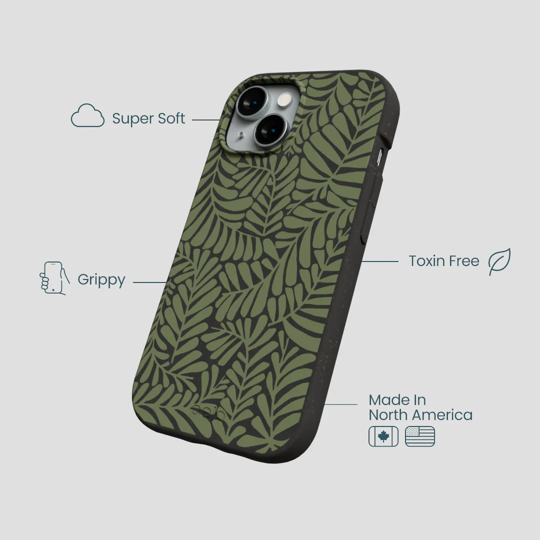 Black Fern Dreams iPhone 15 Case - Image 4