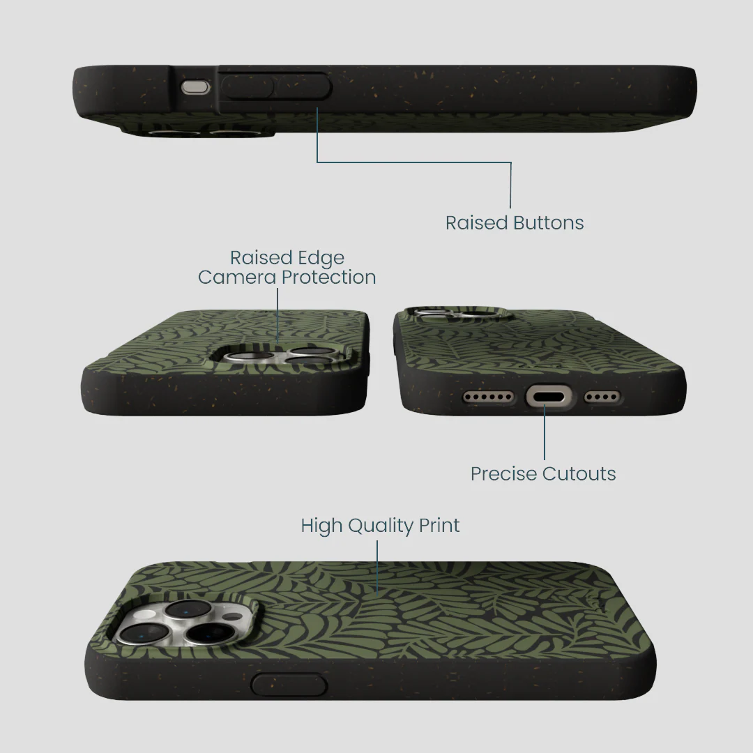 Black Fern Dreams iPhone 15 Pro Max Case - Image 3