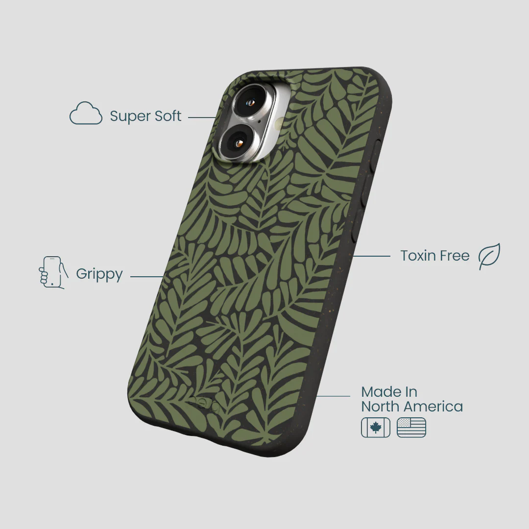 Black Fern Dreams iPhone 16 Case - Image 4