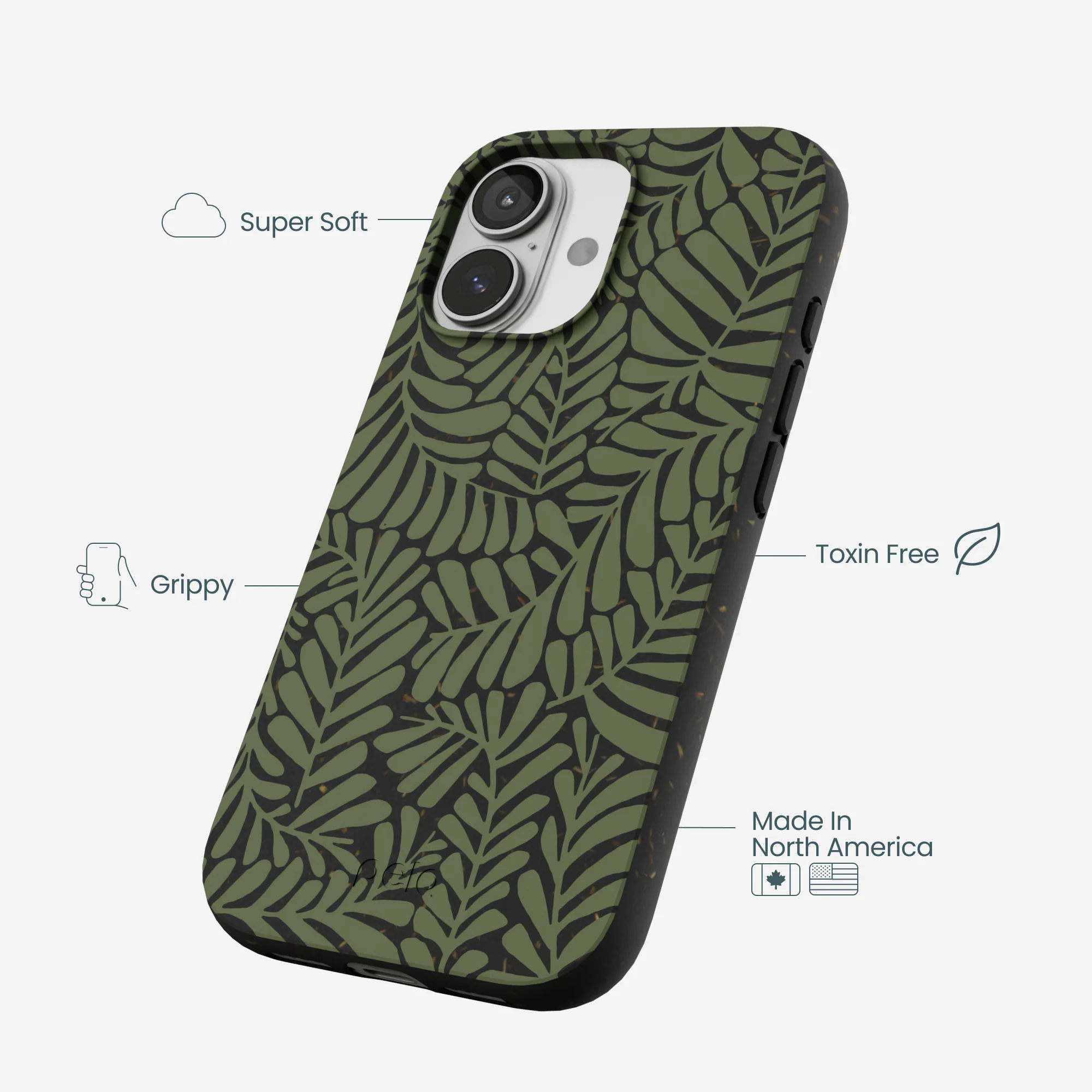Black Fern Dreams iPhone 17 Case - Image 4