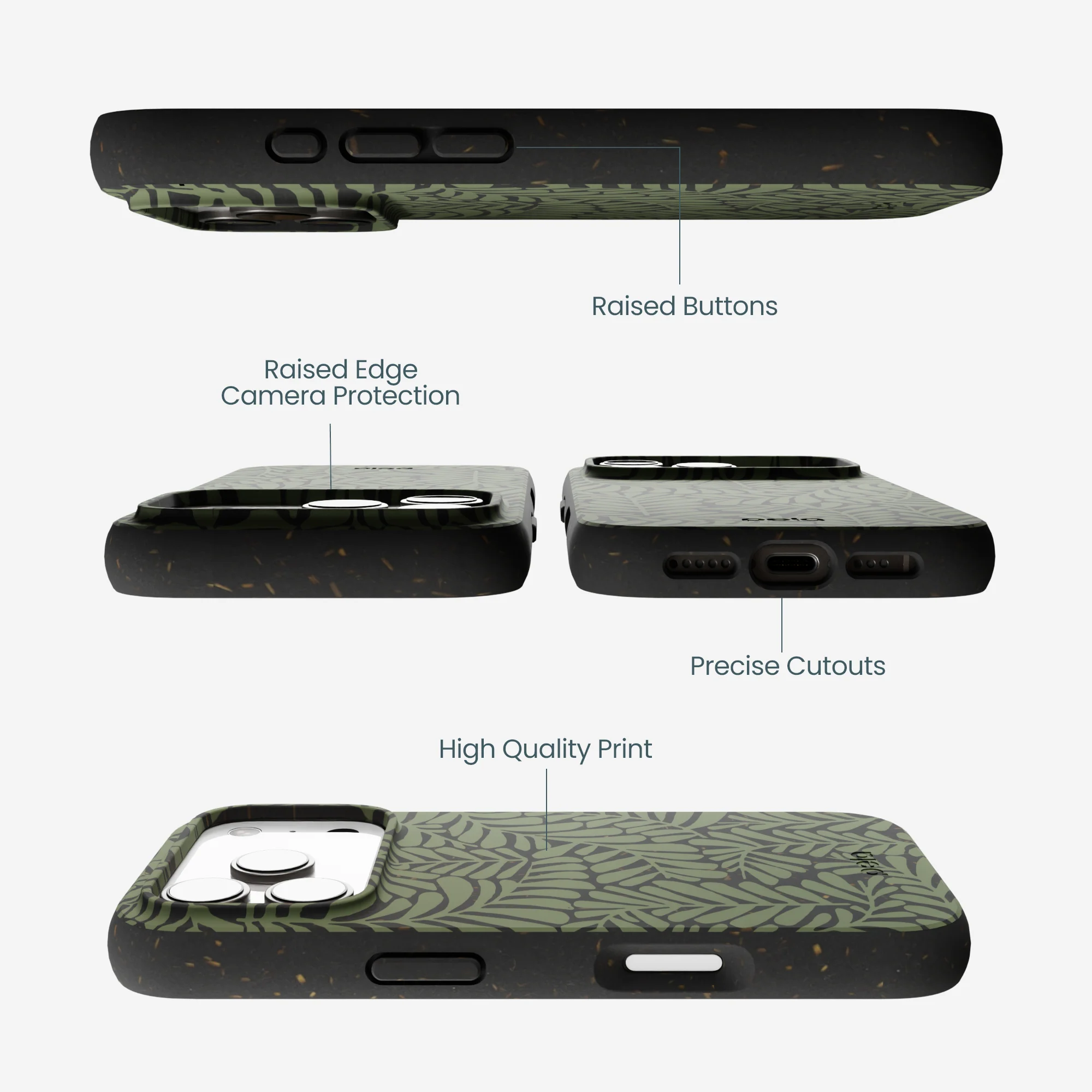 Black Fern Dreams iPhone 17 Pro Case - Image 3