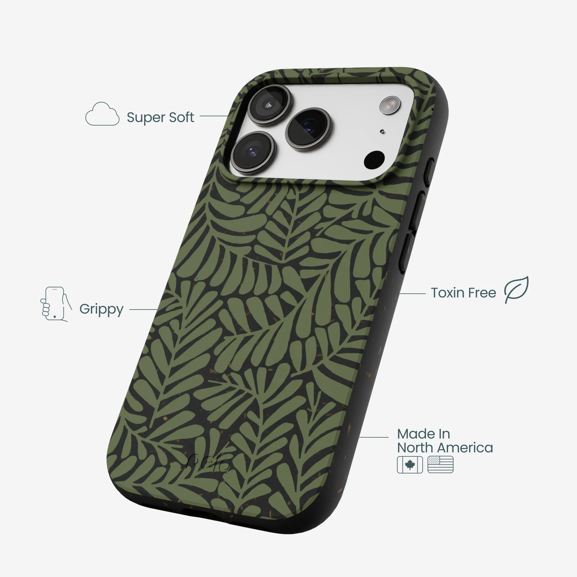 Black Fern Dreams iPhone 17 Pro Case - Image 4